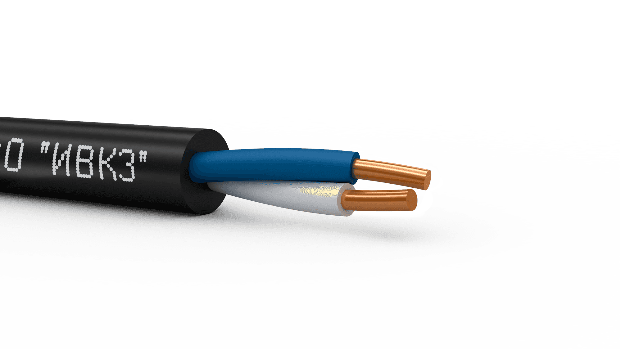 Кабель силовой ВВГнг(А)-LSLTx 2х2,5 ок (N)-0,66 ТРТС  100м