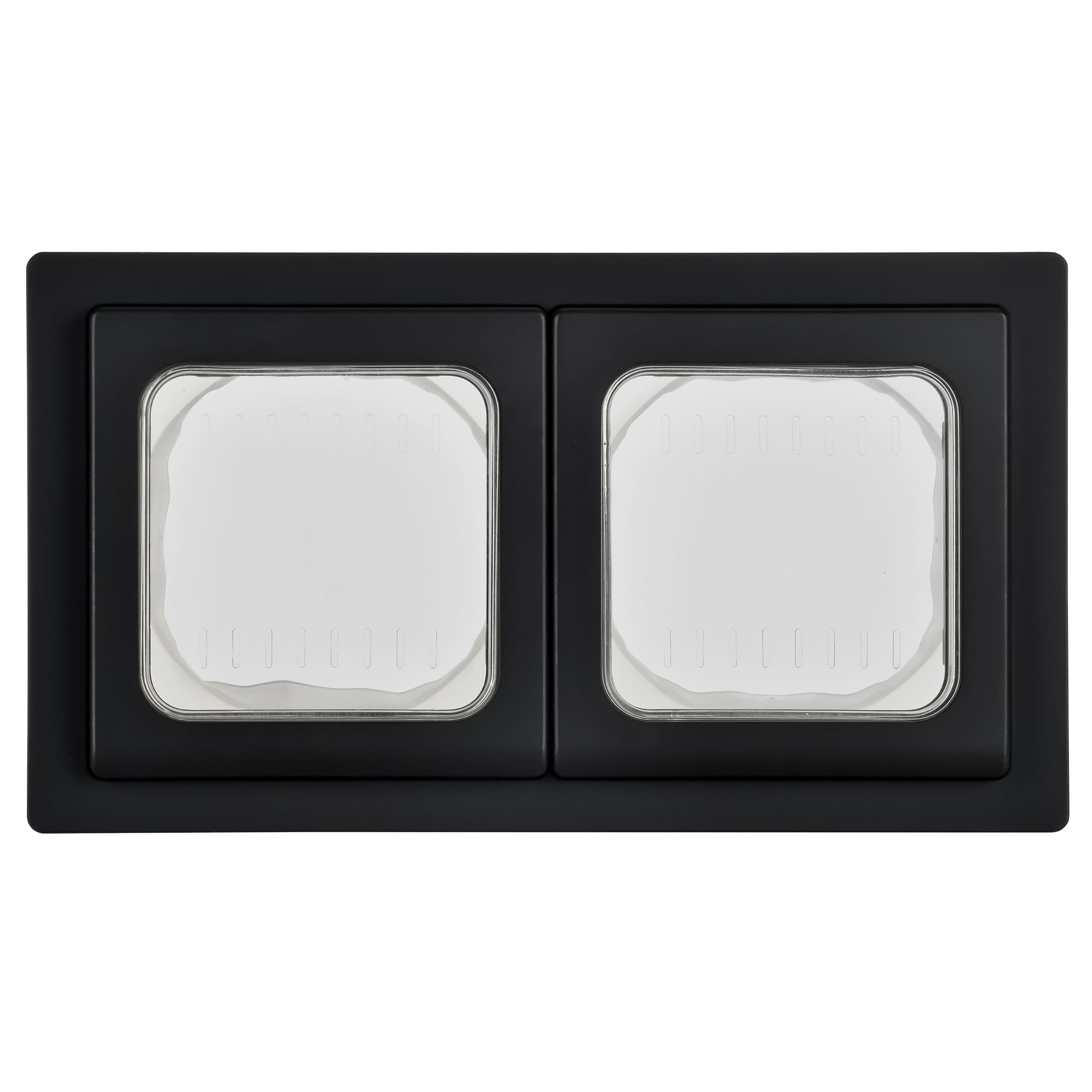 FLITE Рамка 2-местная IP55 Рпро-2-55-ФлЧ черный