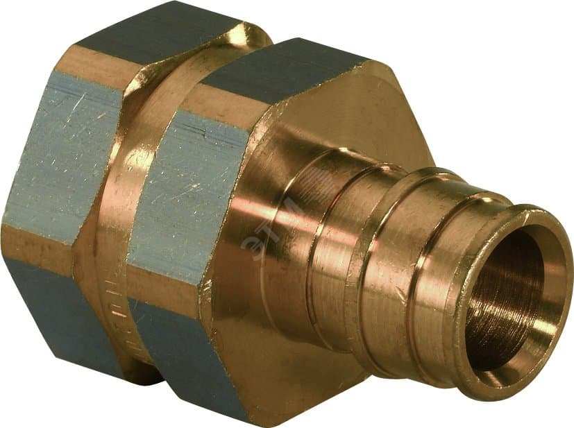 Штуцер Q&E 16x1/2' ВР (RP) DR-латунь