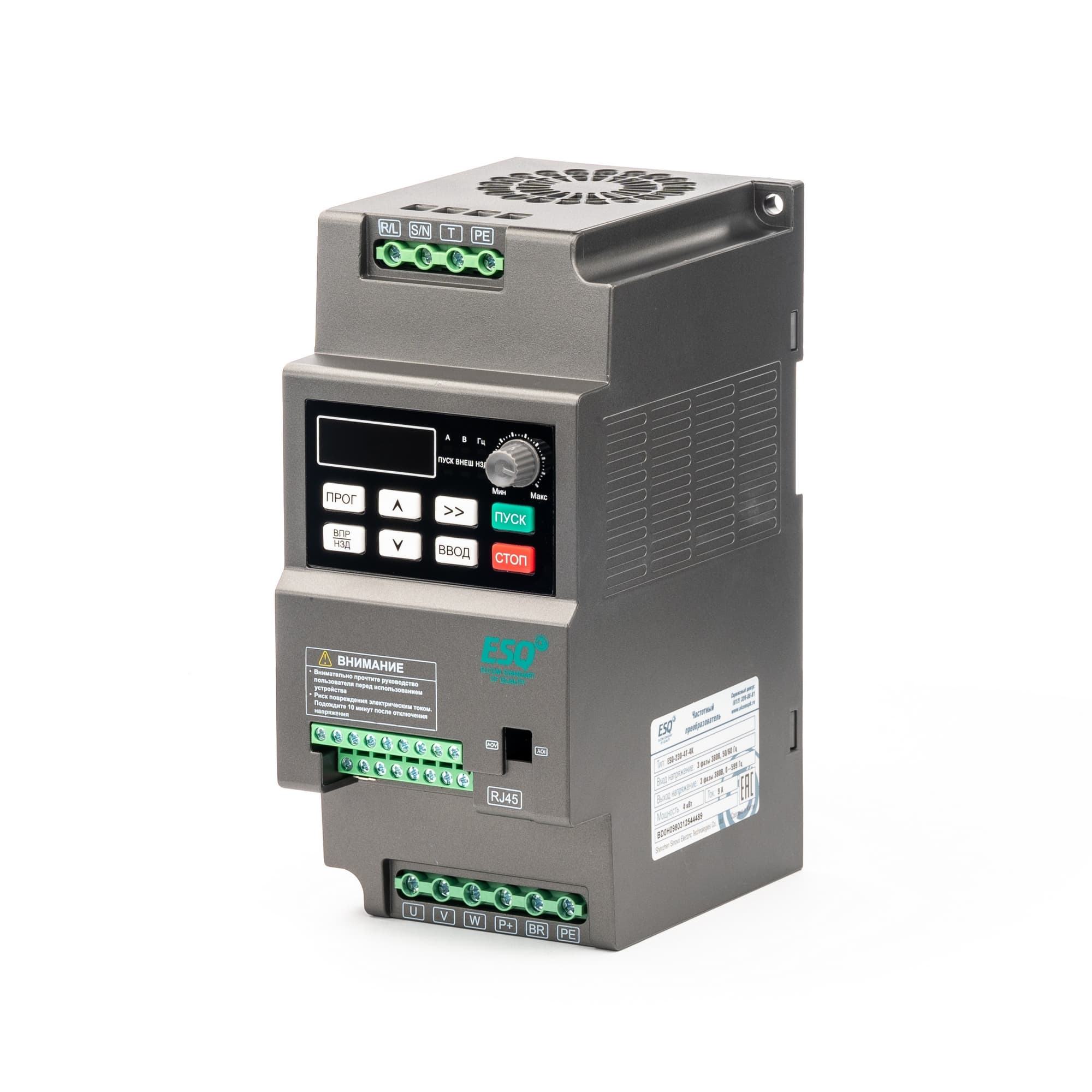 Преобразователь частоты ESQ-230-4T-4K 4 кВт, 380В