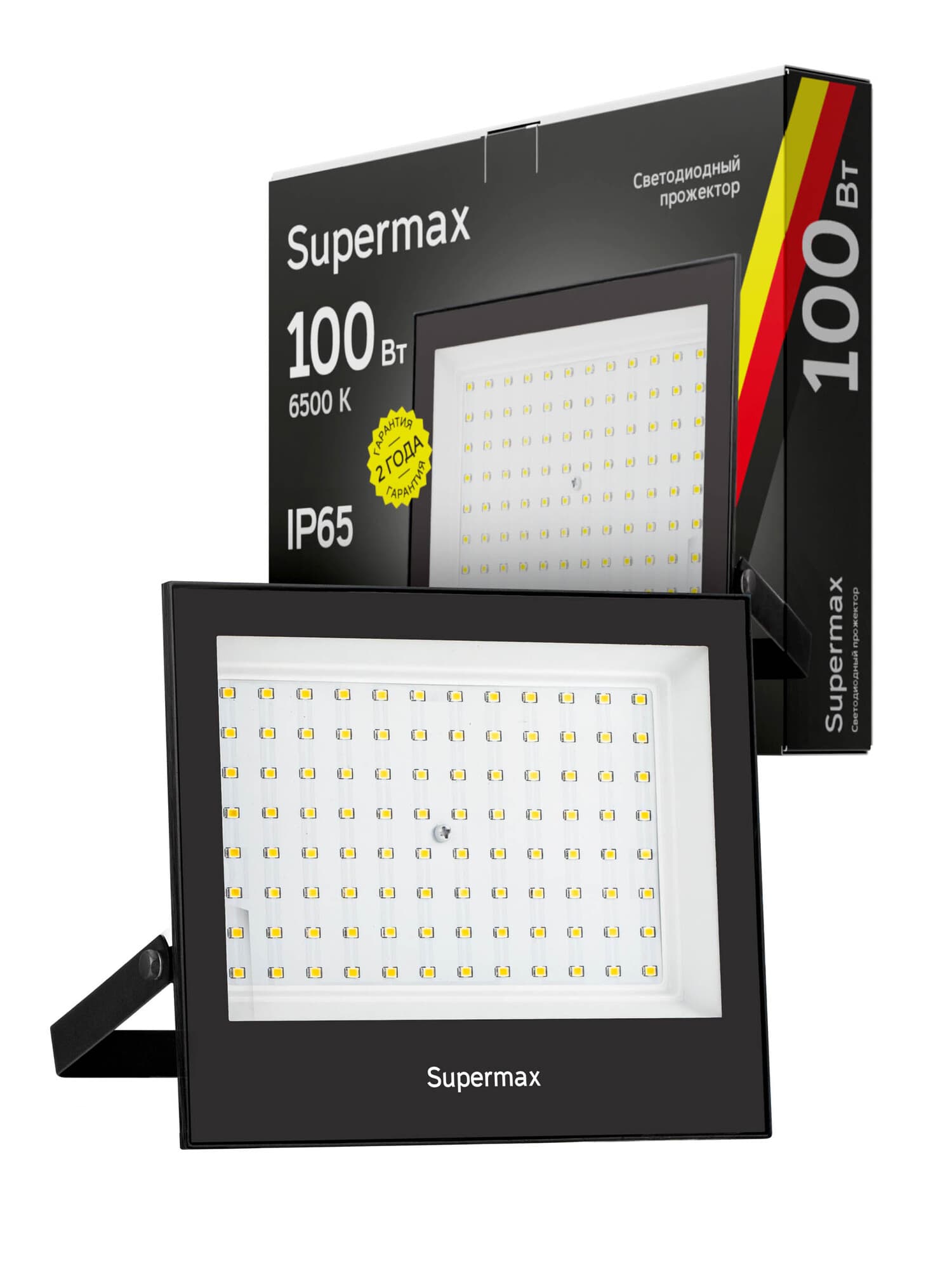 Прожектор светодиодный Supermax 100 Вт 10000 Лм IP65 6500К