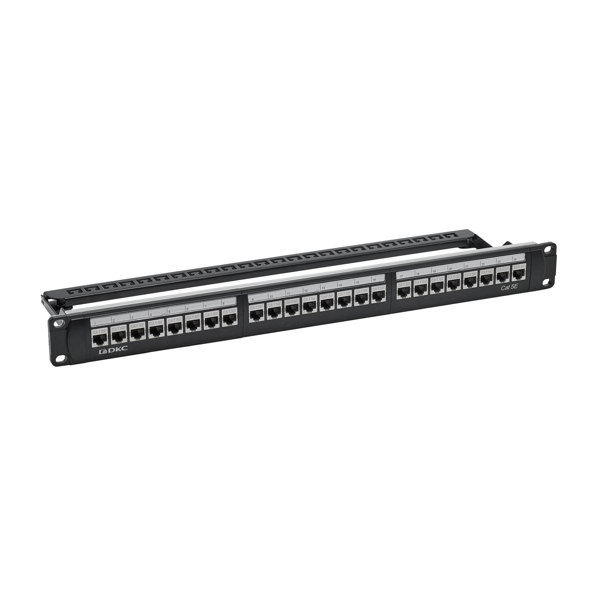 Патч-панель 191UCAT5E 24 модуля RJ45 экранированная