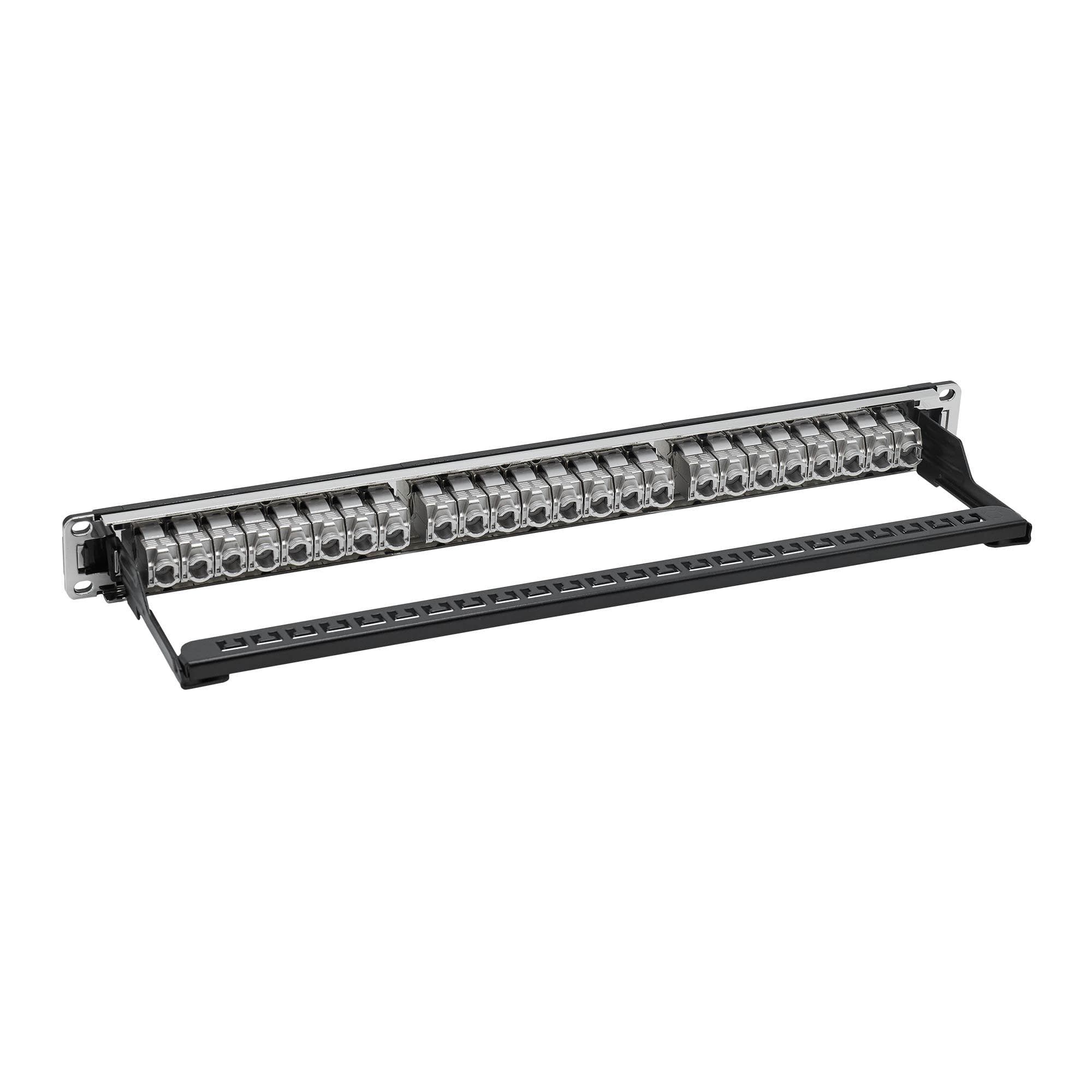 Патч-панель 191UCAT5E 24 модуля RJ45 экранированная
