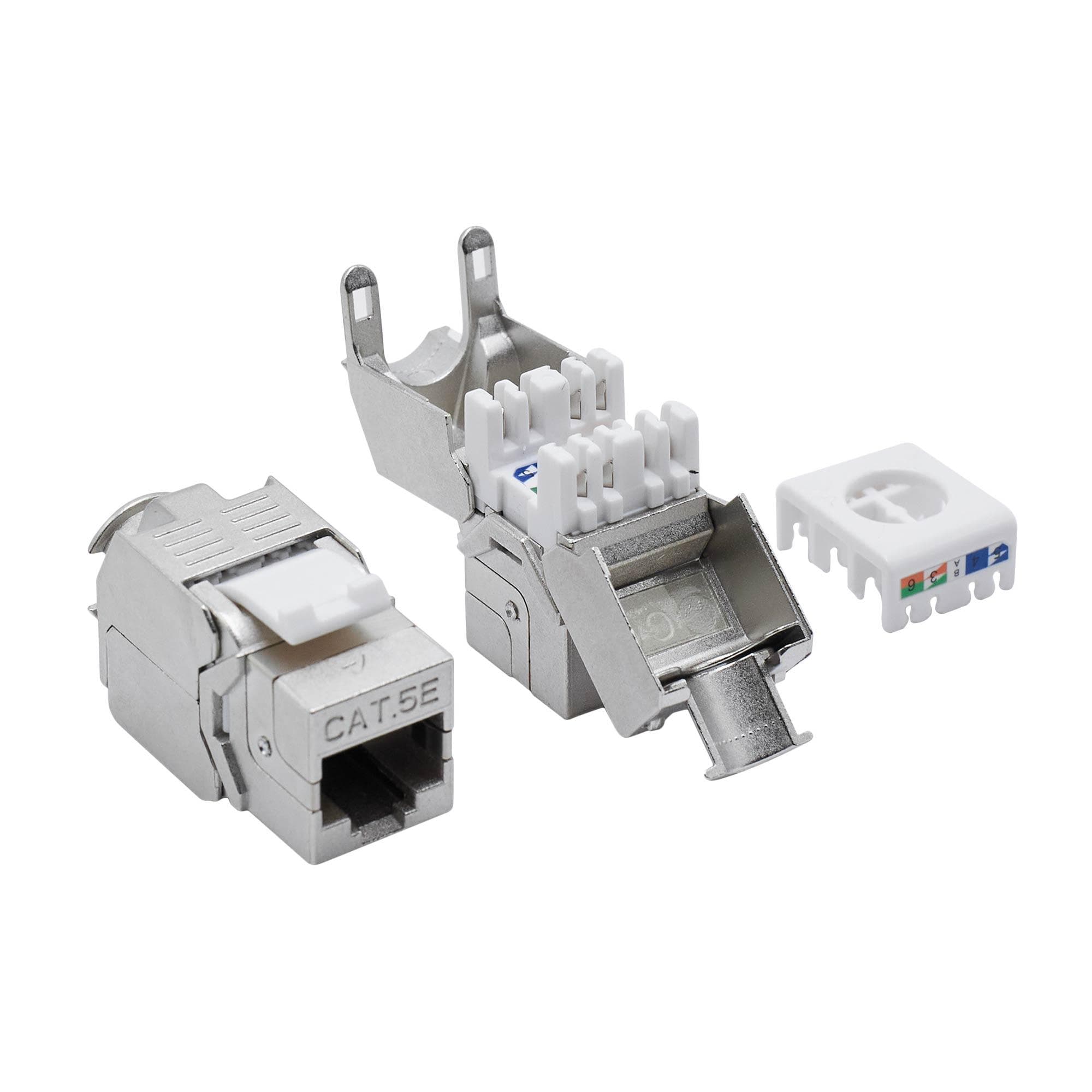 Патч-панель 191UCAT5E 24 модуля RJ45 экранированная