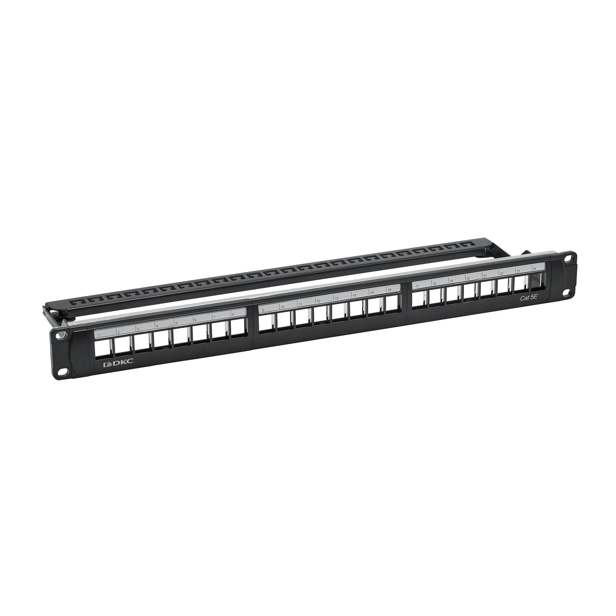 Патч-панель 191UCAT5E 24 модуля RJ45 экранированная