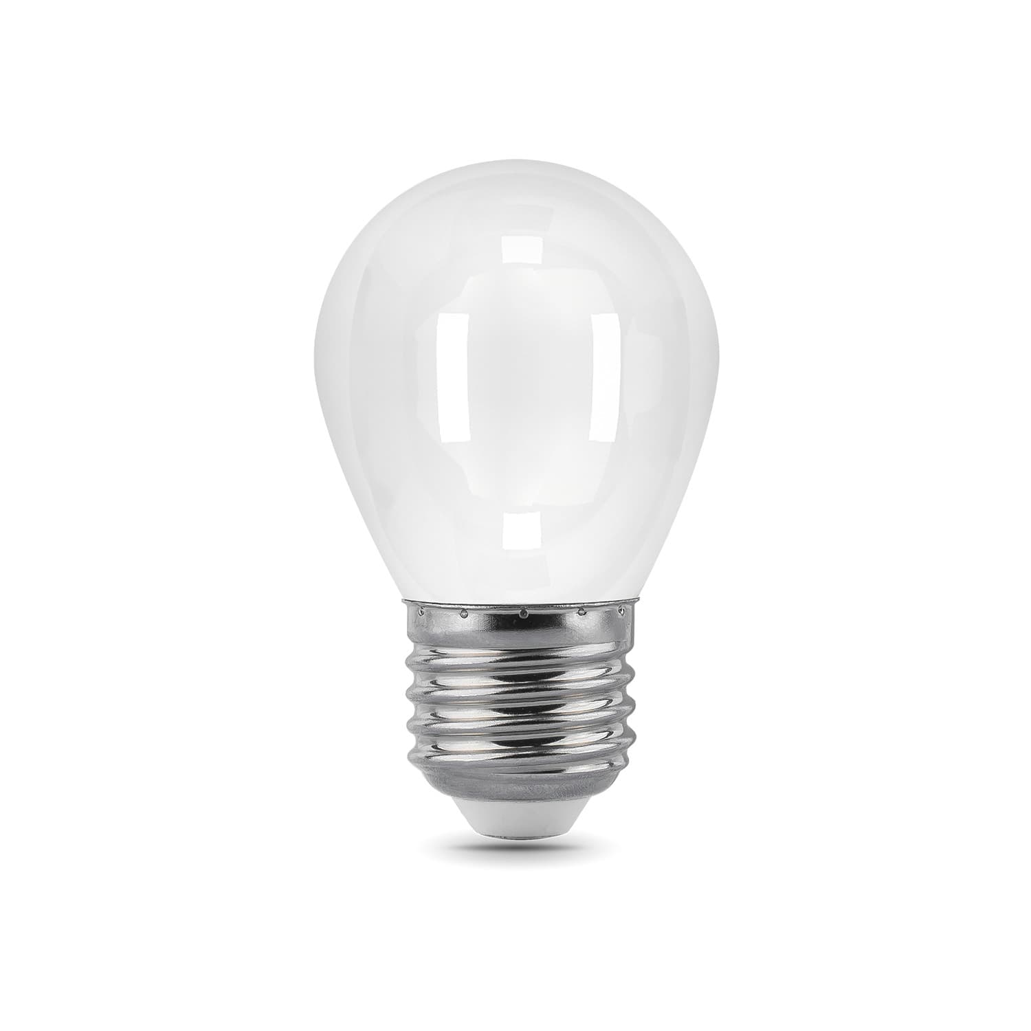 Лампа светодиодная филаментная LED 5 Вт 450 лм 4100К шар P45 нейтральный E27 AC 220В матовая колба Black Filament