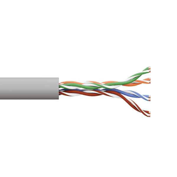 Витая пара TERACOM PRO 5E U/UTP 4 пары solid 24AWG LSZH нг(А)-HF серый 305м