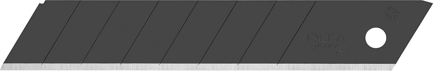 Лезвия сегментированные EXCEL BLACK 18х100х0.5 мм 10 шт.