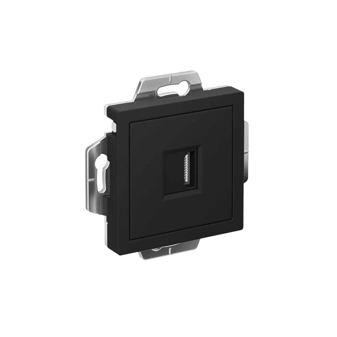 ATLASDESIGN РОЗЕТКА HDMI, механизм, КАРБОН