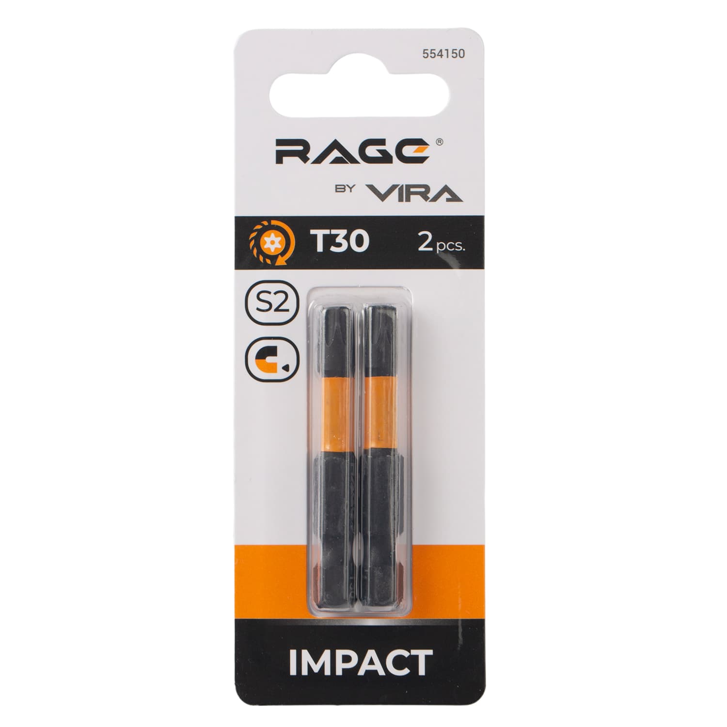 Набор бит торсионных IMPACT 2 шт TORX T30 S2 х 50 мм