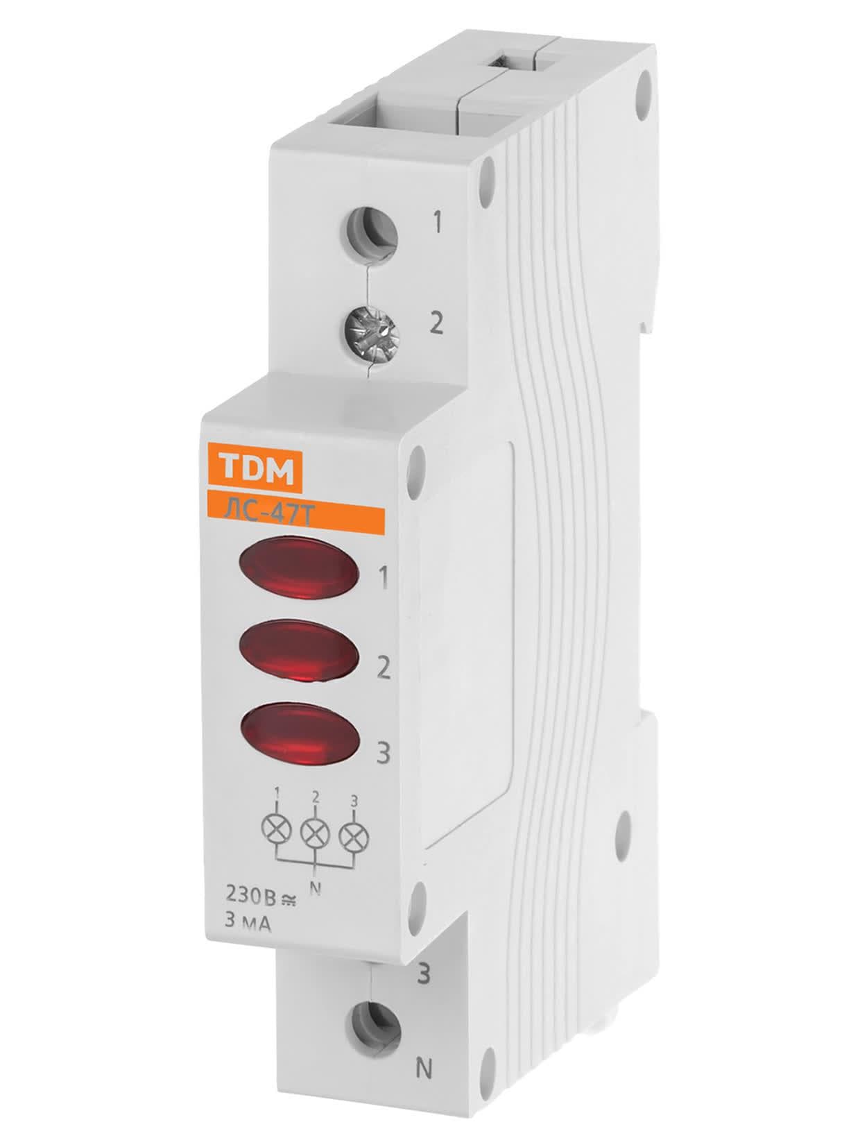 Индикатор фаз ЛС-47Т (LED) AC/DC