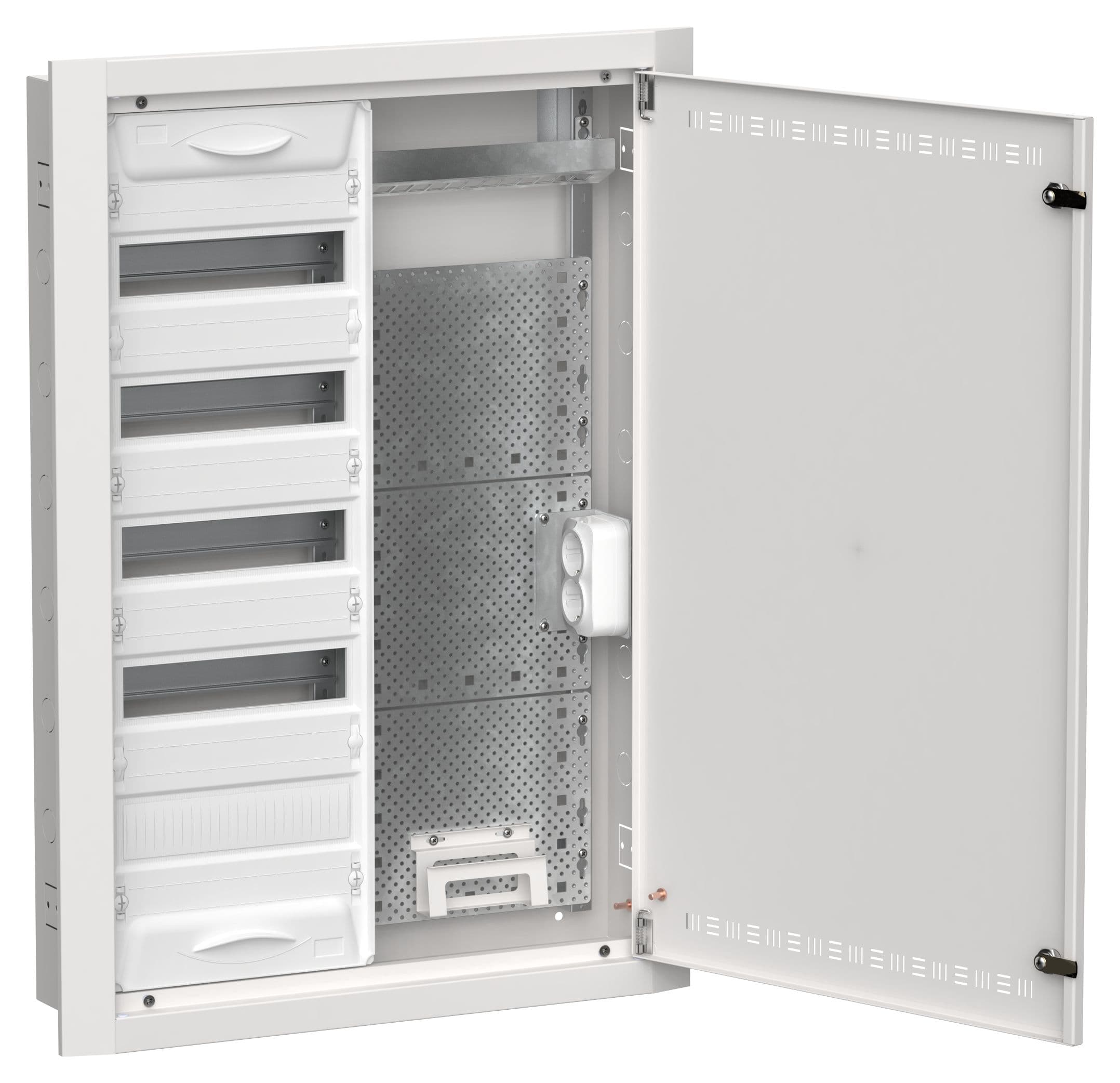 TITAN 5 Корпус комбинированный ЩРв-60 (2х60) 880х625х130мм IP30 белый
