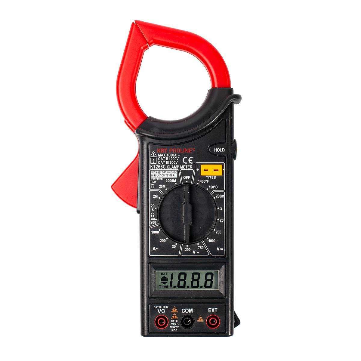 Клещи токовые цифровые KT 266C серия PROLINE