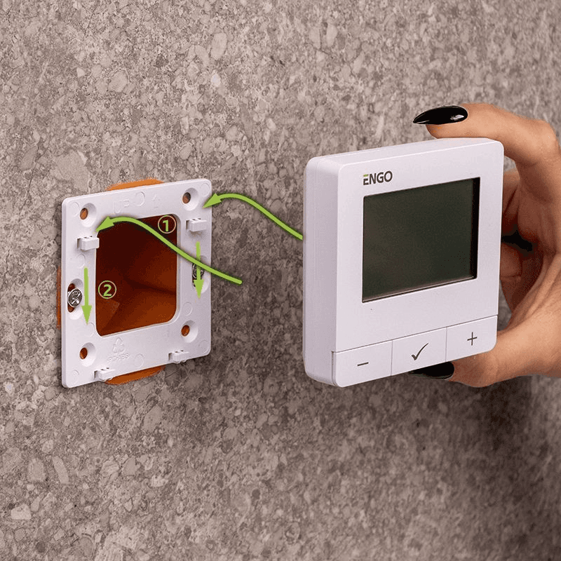 Терморегулятор умный ZigBee/868 МГц, 2хАА, белый