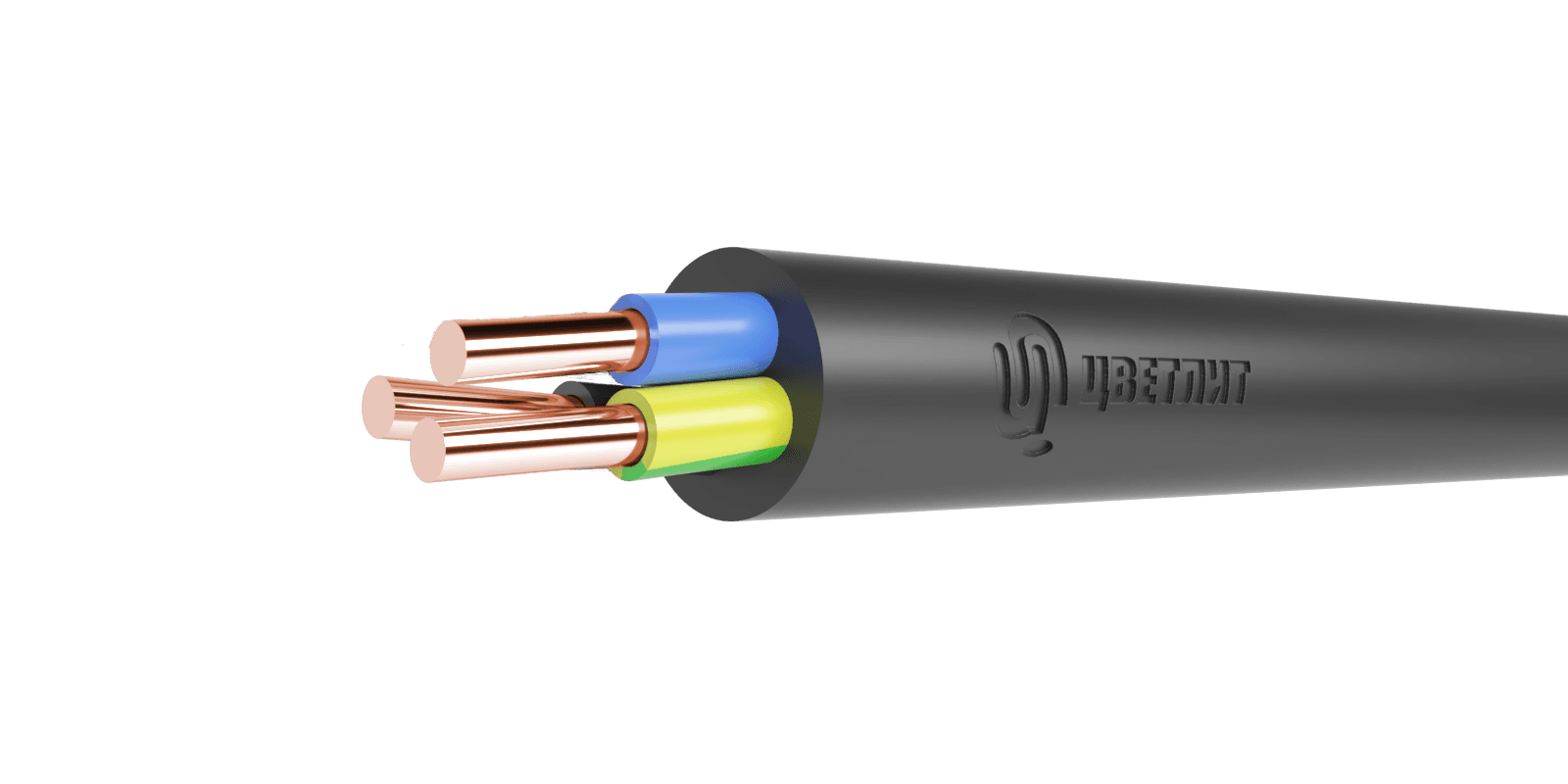 Кабель силовой ВВГнг(А)-LSLTx 3х1,5ок(N,PE)-0,66 100м ТРТС