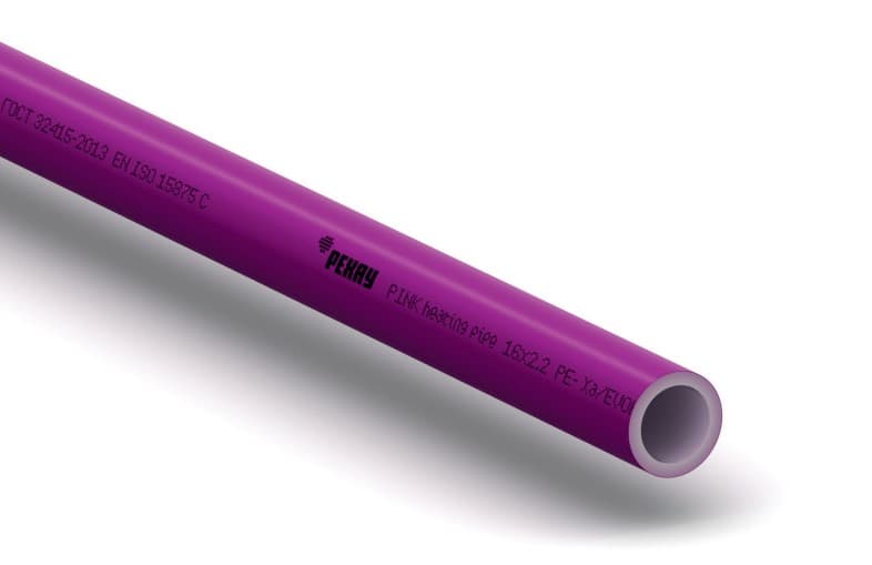Труба 20х2.8 Pink сшитый полиэтилен PE-Xa, слой EVOH, бухта 120 м