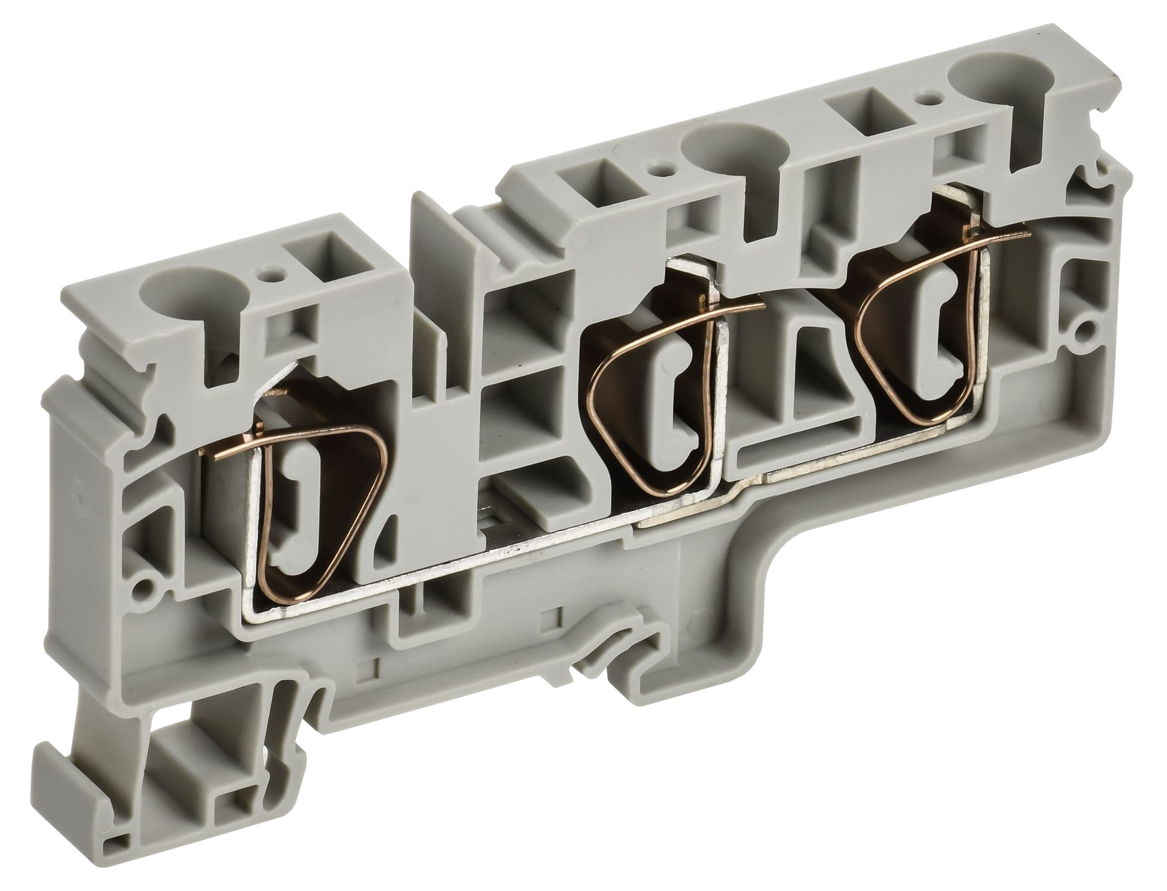 ARMAFIX Клемма пружинная CX10-3 10мм2 трехконтактная серая IEK