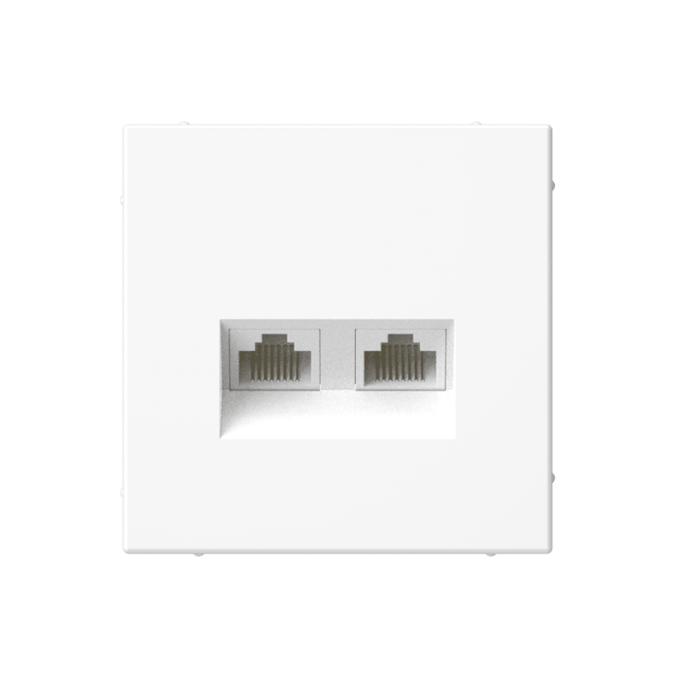 ARTGALLERY РОЗЕТКА двойная компьютерная RJ45+RJ45, кат. 5е, механизм, ЛОТОС