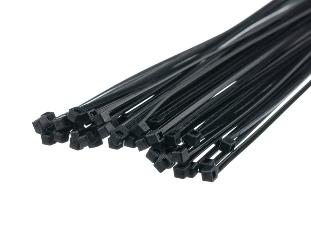 Стяжка кабельная MultiSet 100х2.5 Чёрная (100шт)