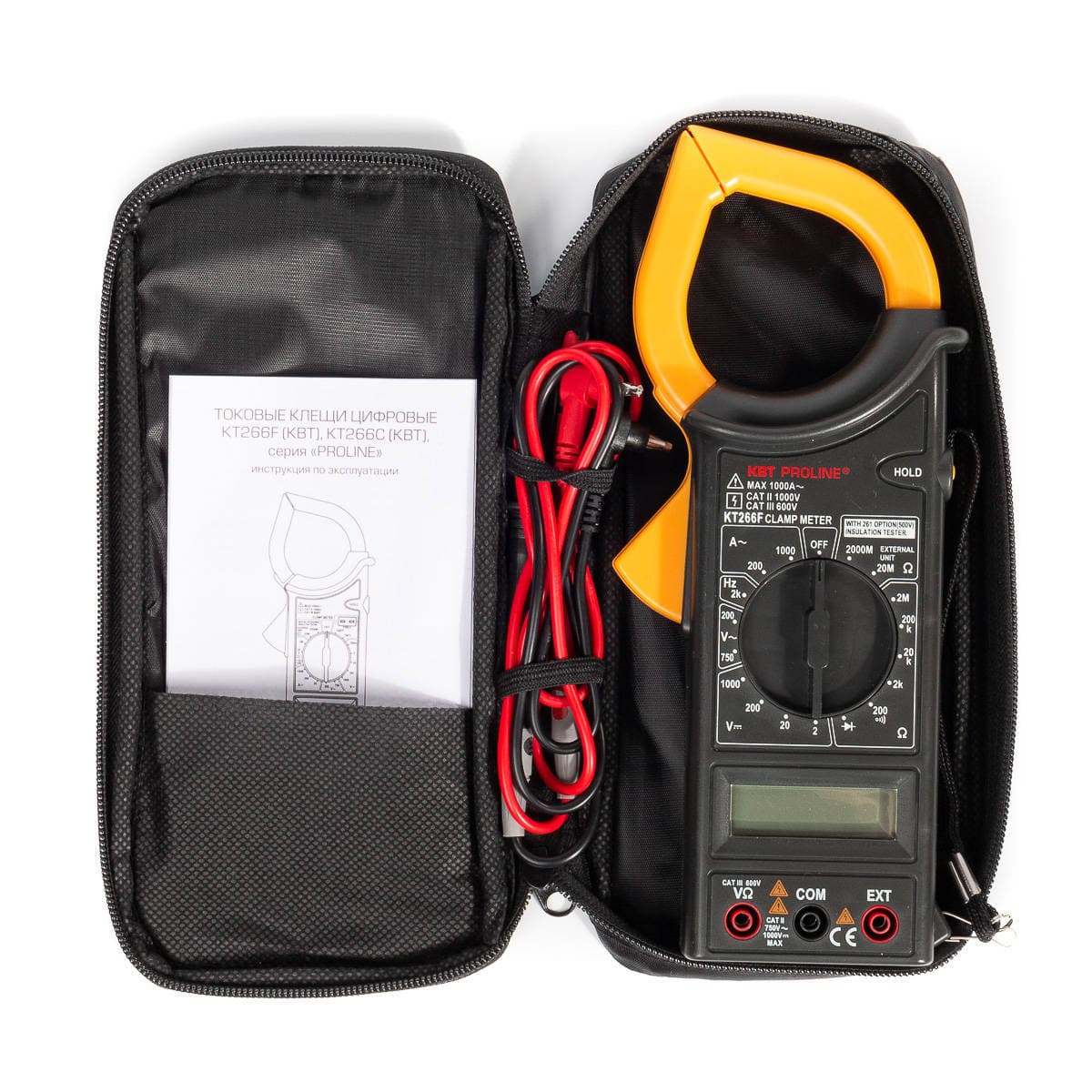 Клещи токовые цифровые KT 266F серия PROLINE