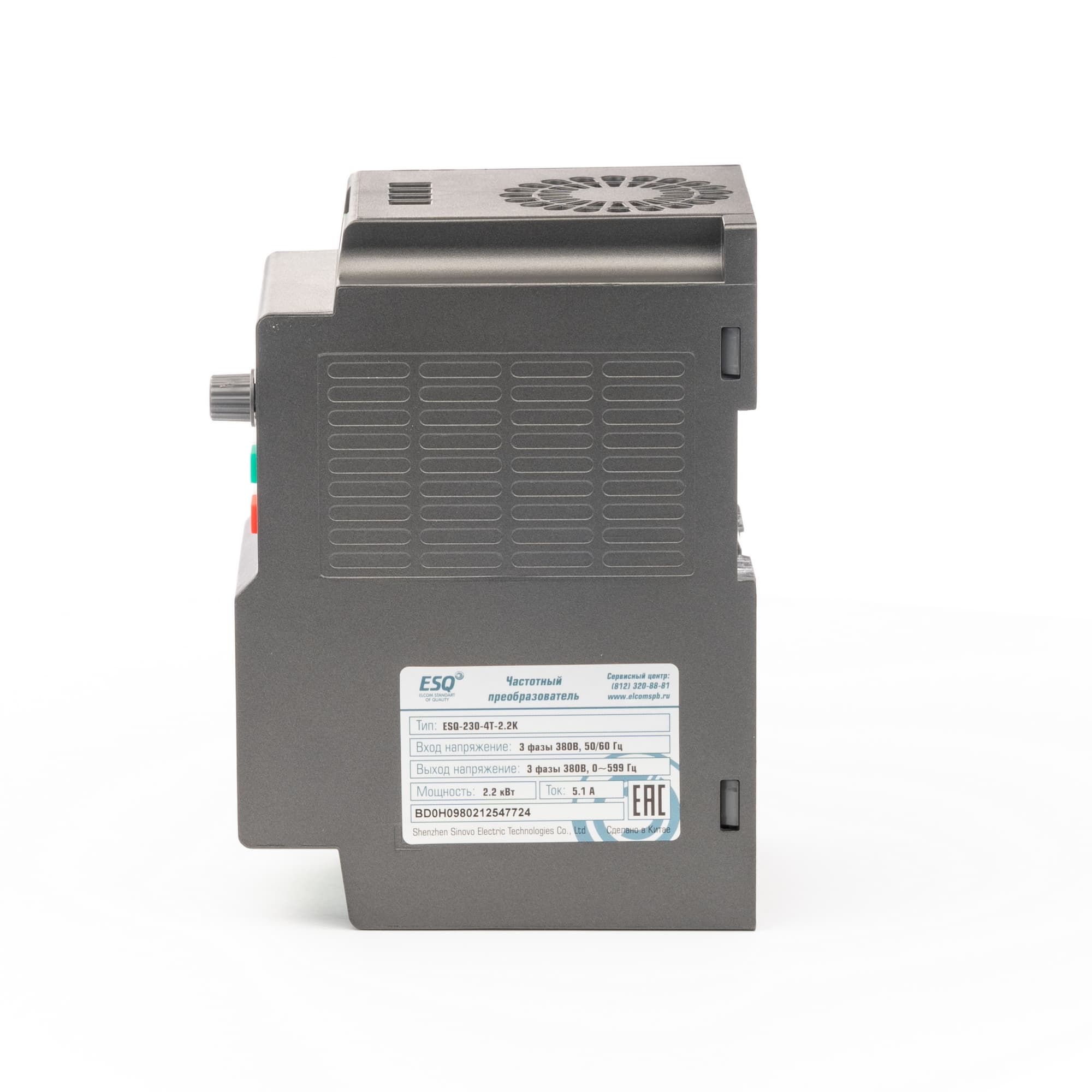 Преобразователь частоты ESQ-230-4T-2.2K 2.2 кВт, 380В