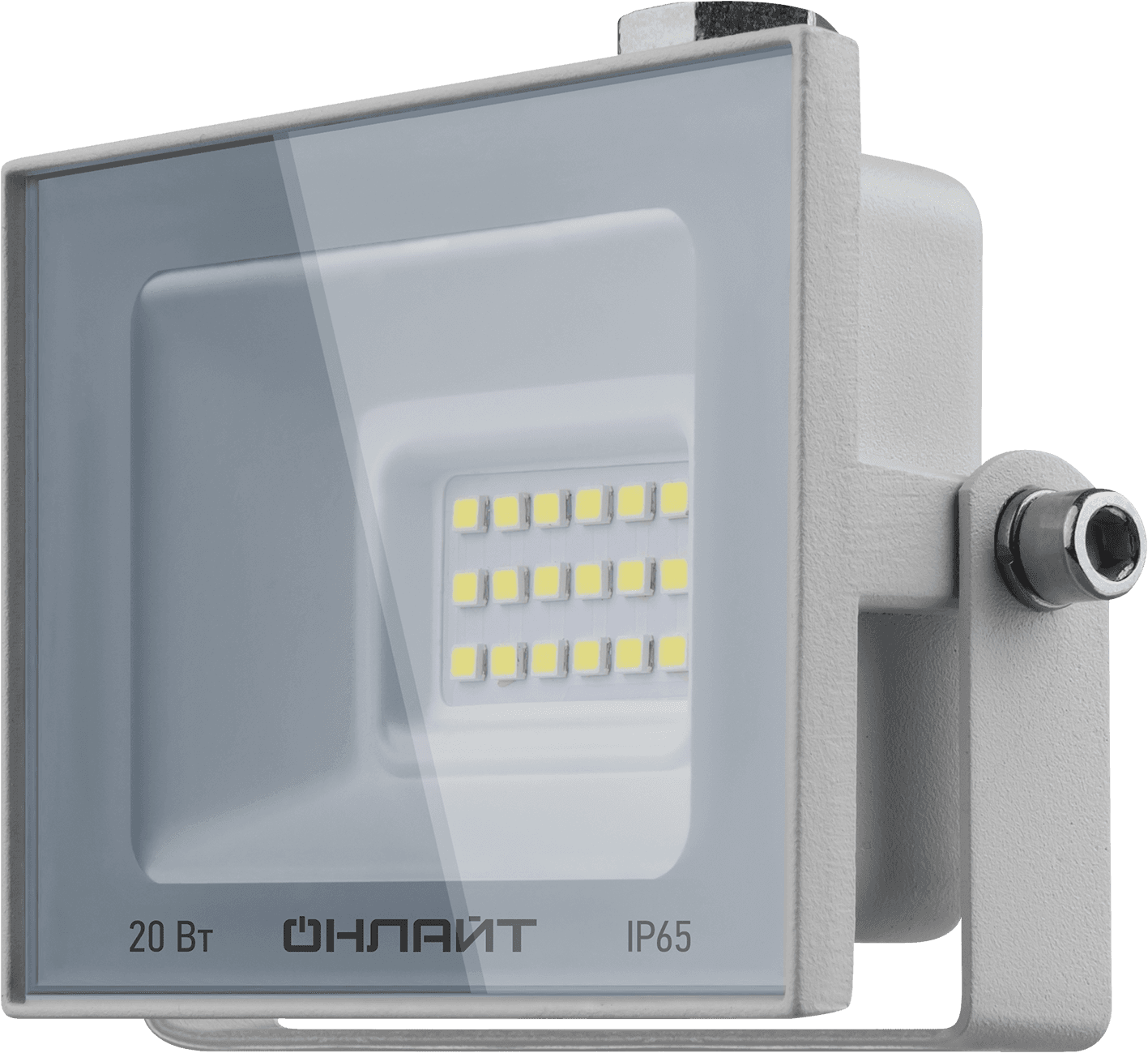 Прожектор светодиодный ДО-20w OFL-20-4K-WH-IP65-LED