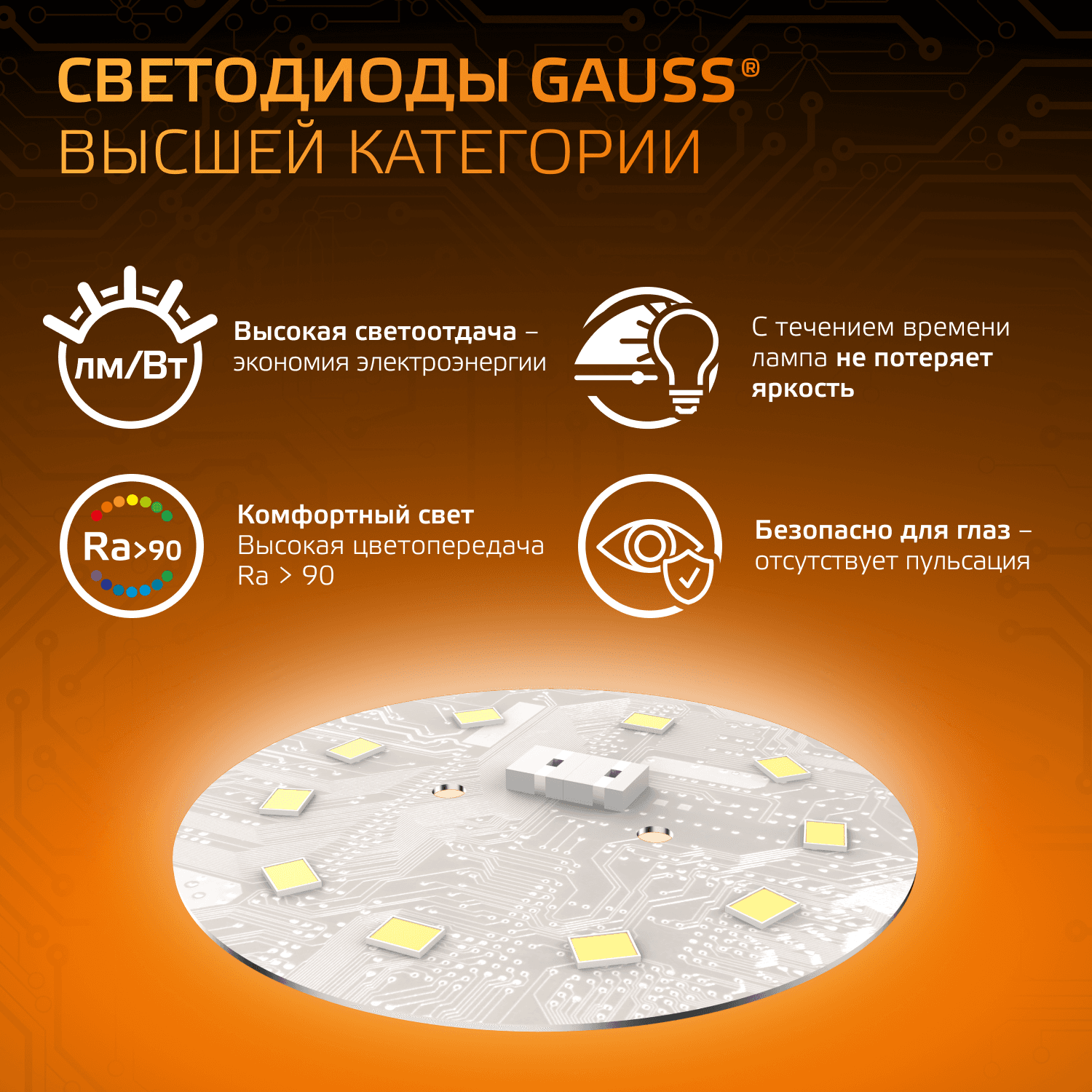 Лампа светодиодная LED 6.5 Вт 520 лм 3000К свеча теплый E14 AC 220В Black
