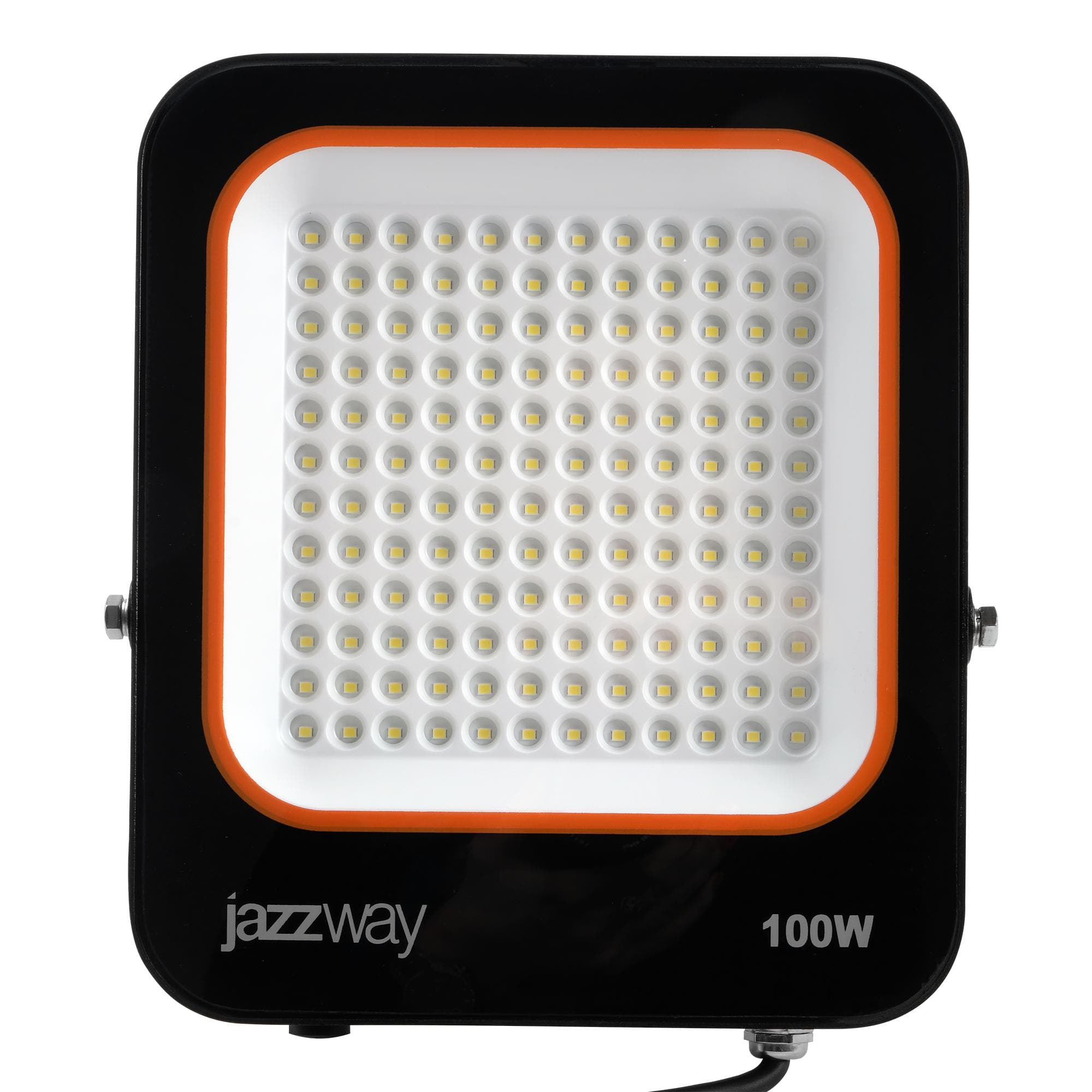 Прожектор светодиодный ДО-100 Вт холодный IP65 10000Лм 6500К черный JazzWay