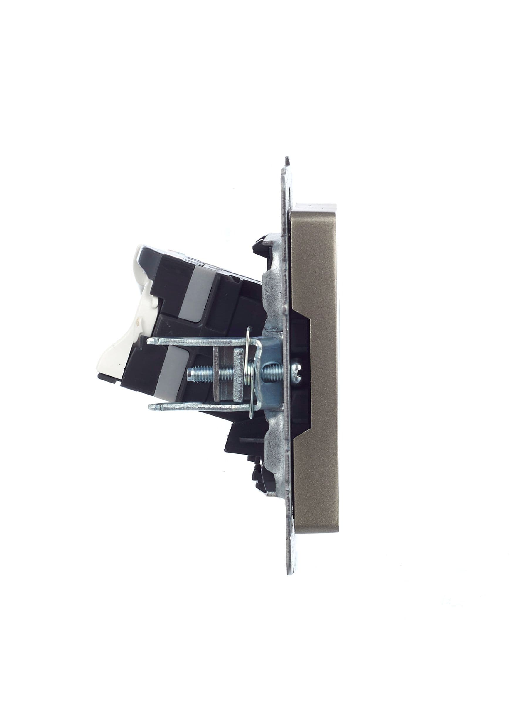 BRITE Розетка компьютерная RJ45 кат.5E РК10-БрШ шампань IEK