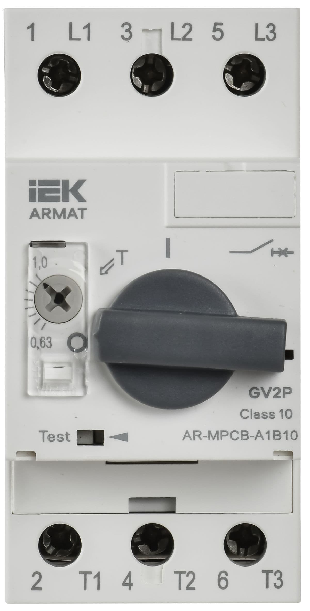 ARMAT Автоматический выключатель защиты двигателя A1 GV2P 0,63-1А