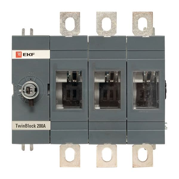 Рубильник 200A 3P без рукоятки управления TwinBlock