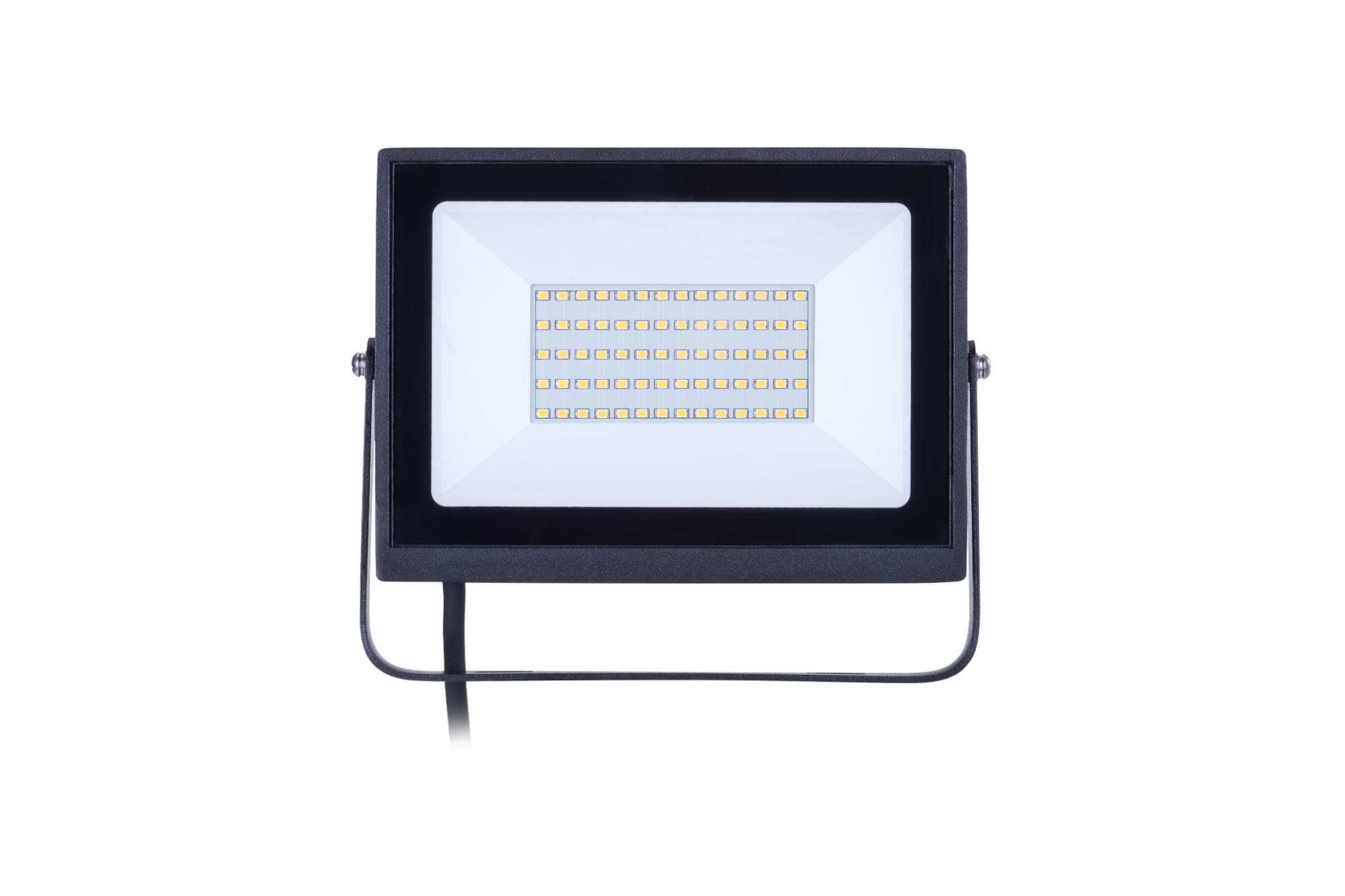 Прожектор светодиодный LED ДО 50 Вт 4000 Лм 4000 К 220-240 В IP65 Серый Симметричный BVP156