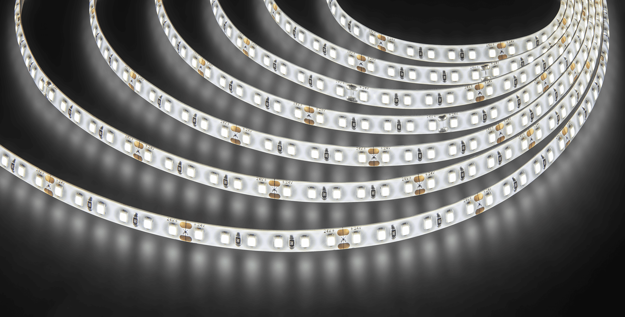 Лента светодиодная 9.6Вт/м 24В 4000К IP65 120LED/м NLS-2835 5м