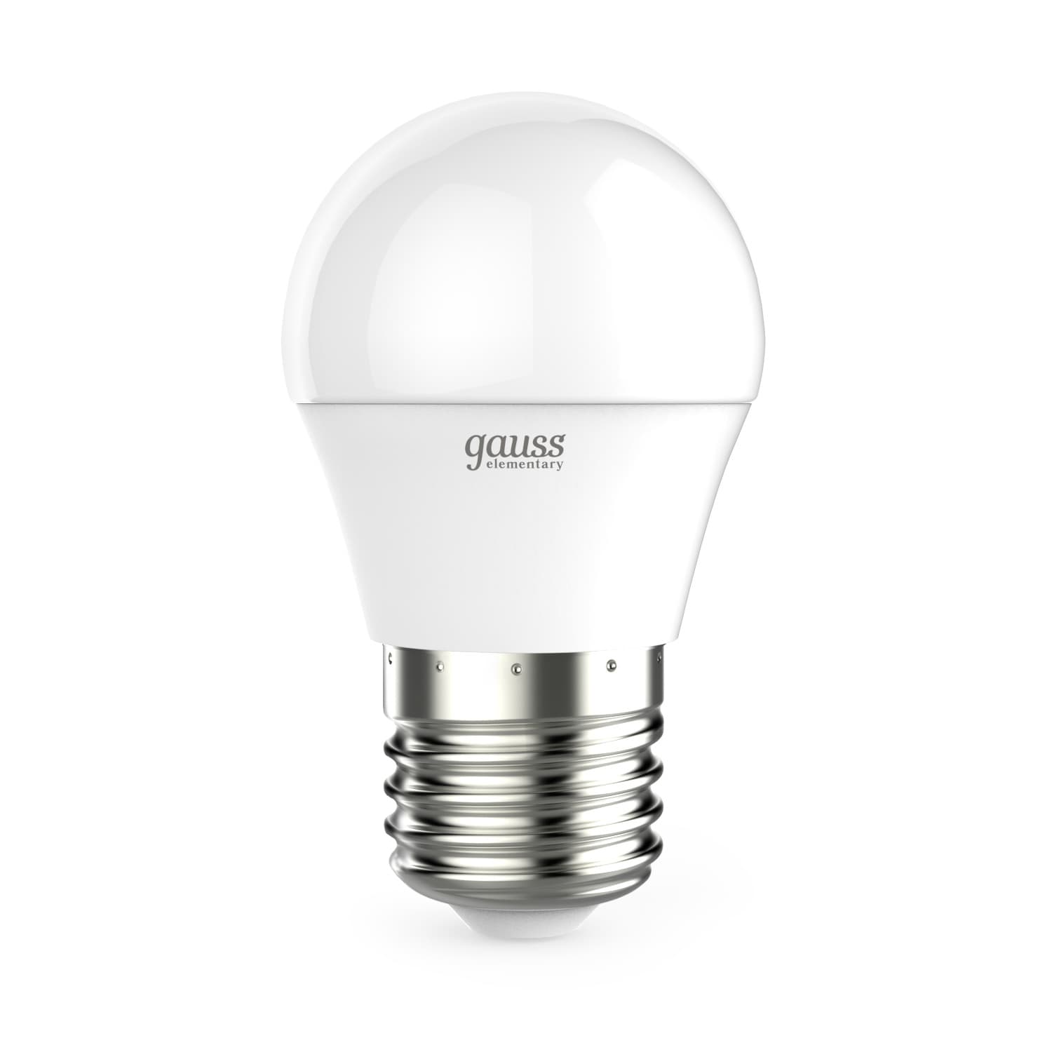 Лампа светодиодная LED 6 Вт 450 лм 4100К шар P45 нейтральный E27 AC 220В Elementary