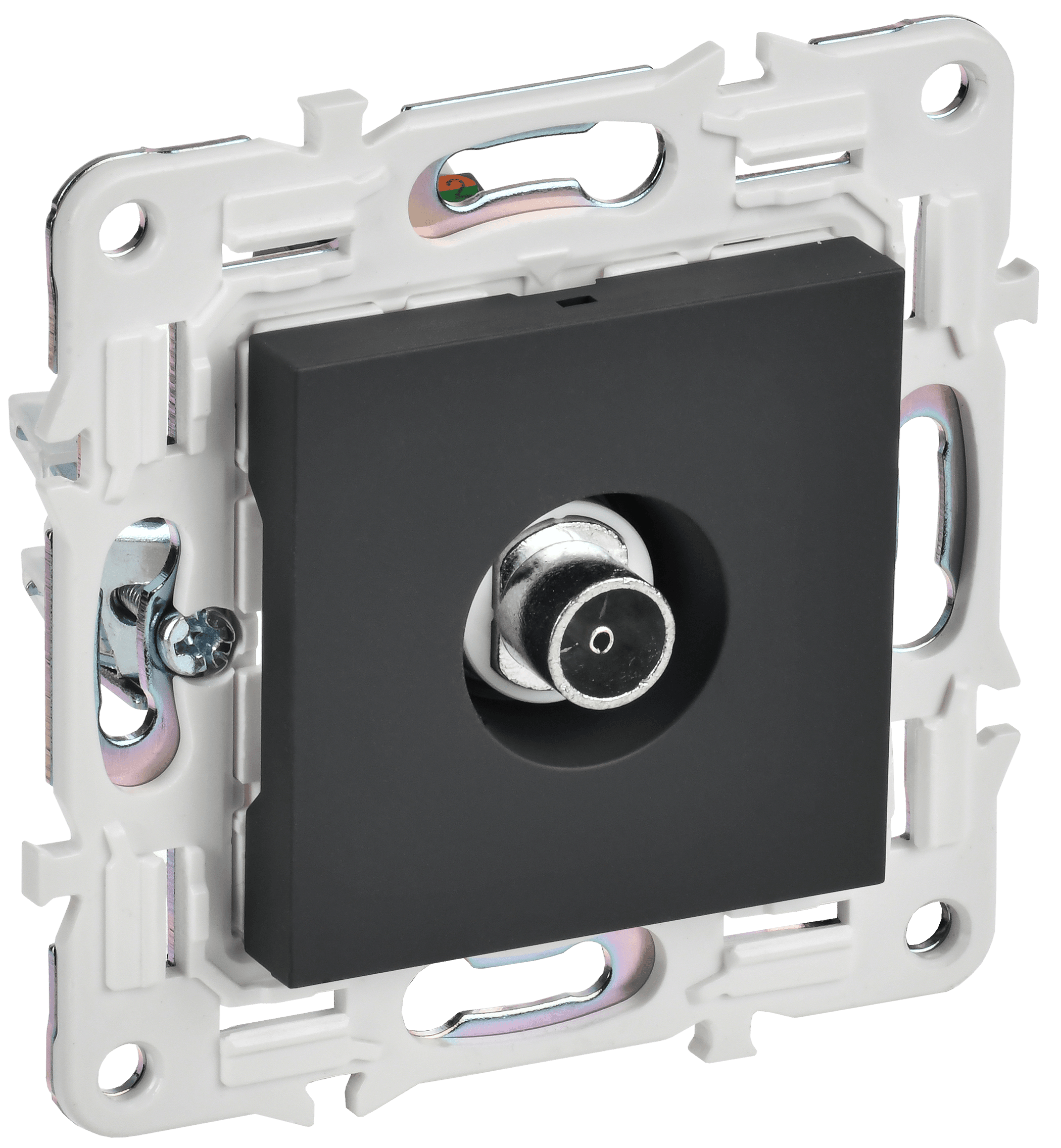 SKANDY Розетка TV оконечная SK-A12G графит IEK