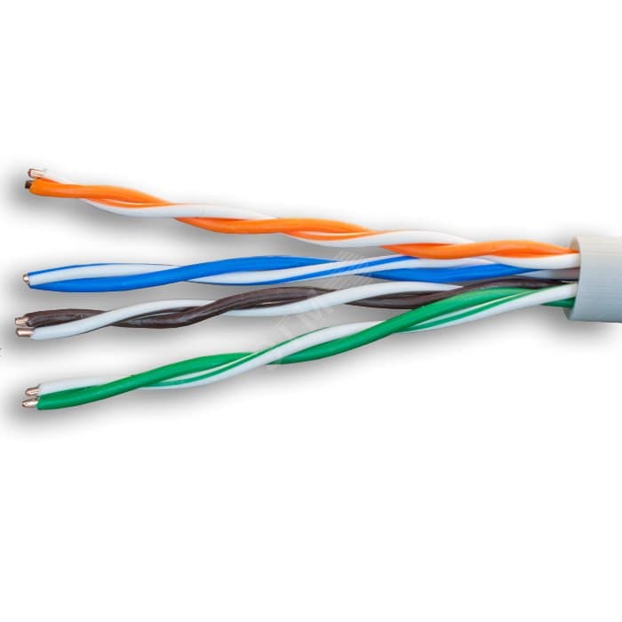 Витая пара U/UTP Cat 5e 4х2хAWG24 Median IN Cu (UTP Cat 5e 4x2x0.46 5e In/Cu)