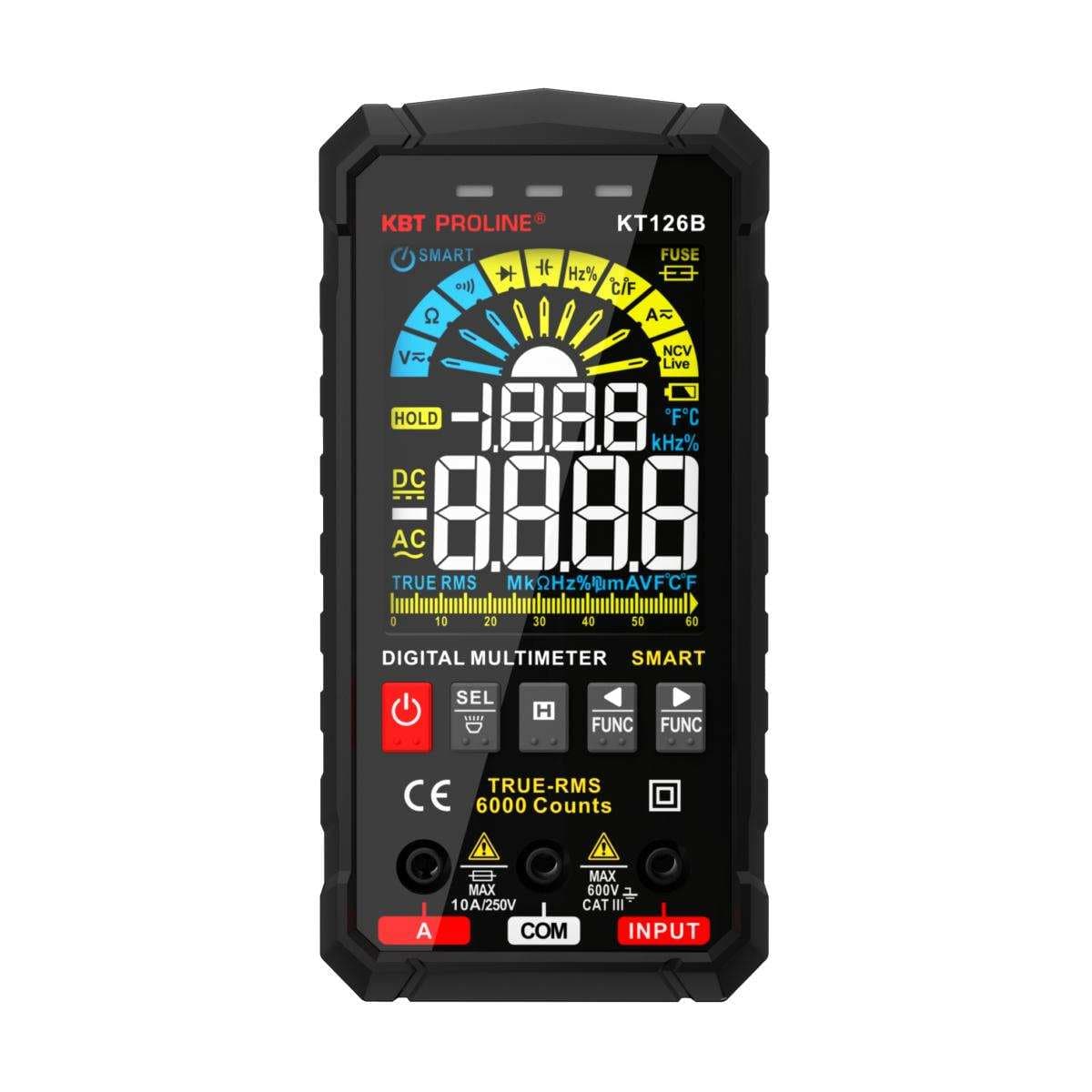 Мультиметр цифровой KT 126В серия PROLINE