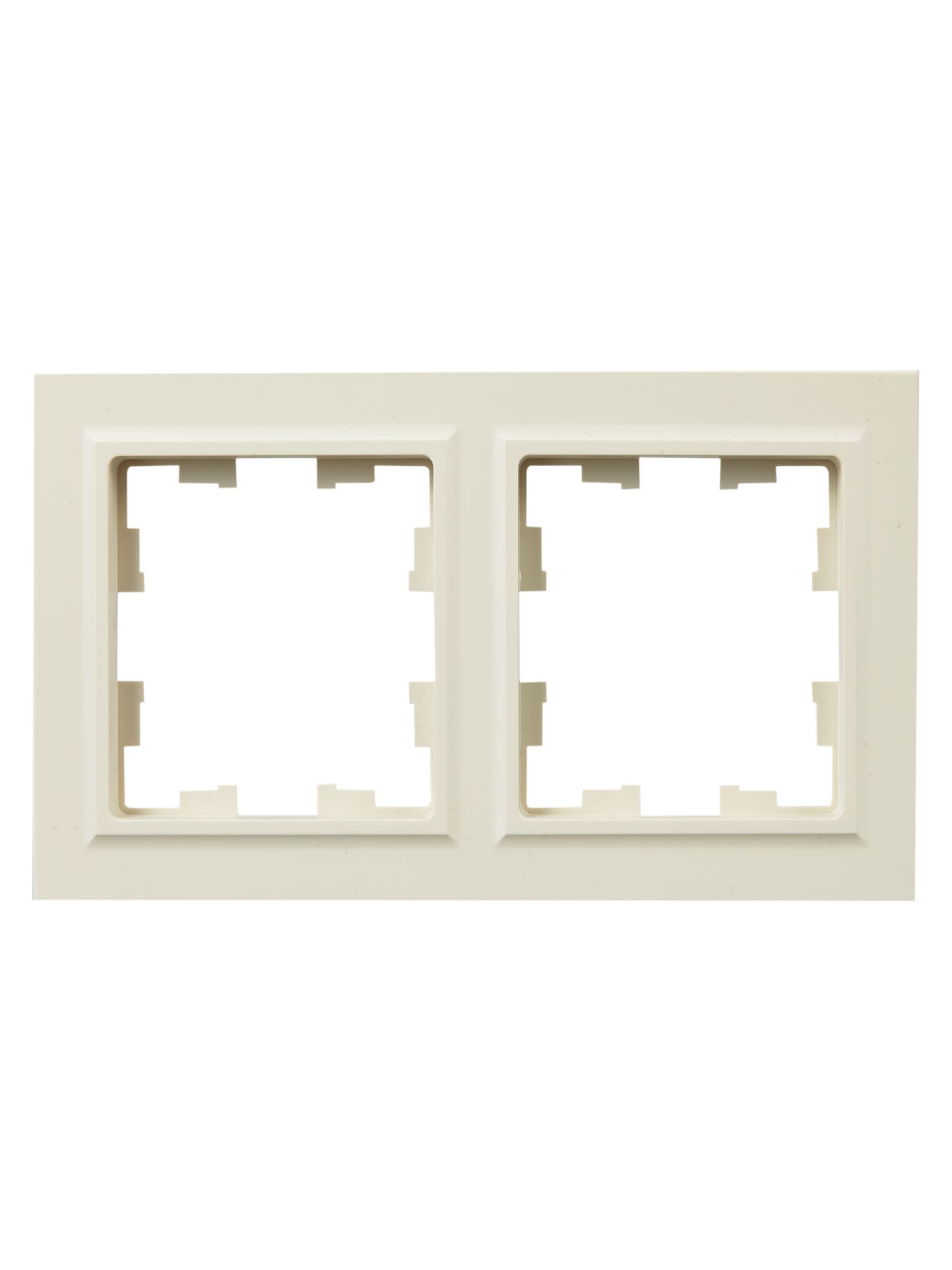 BRITE Рамка 2-местная IP44 РУ-2-БрКр-44 бежевый IEK