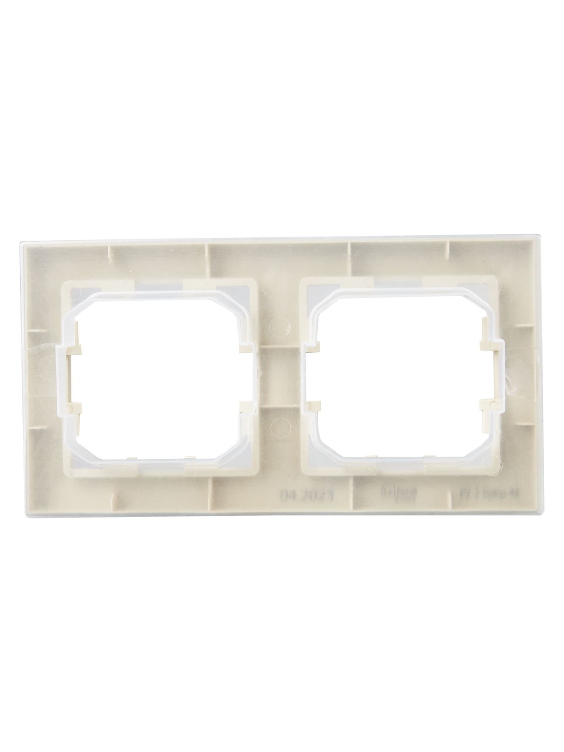 BRITE Рамка 2-местная IP44 РУ-2-БрКр-44 бежевый IEK