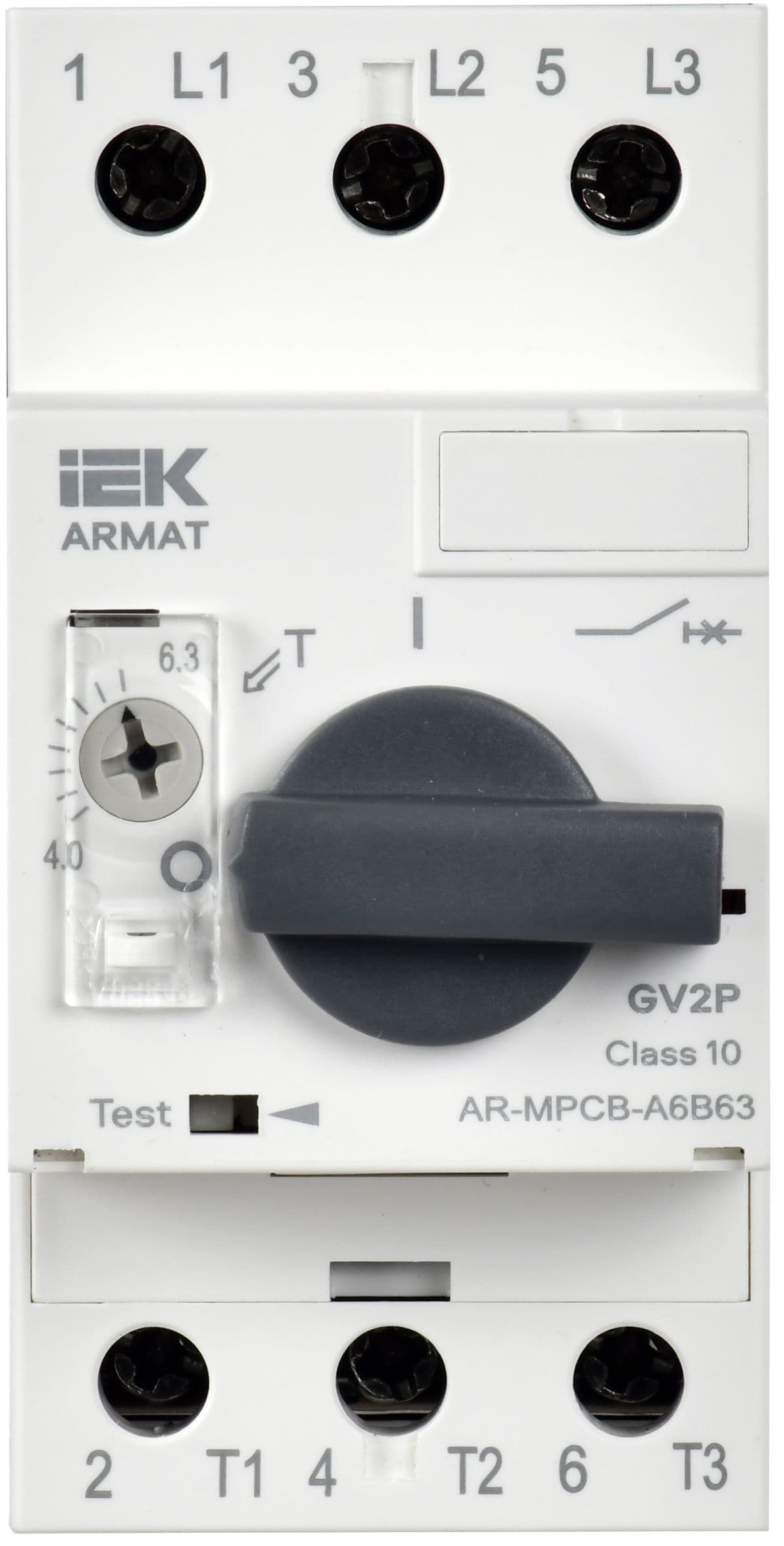 ARMAT Автоматический выключатель защиты двигателя A6 GV2P 4-6,3А