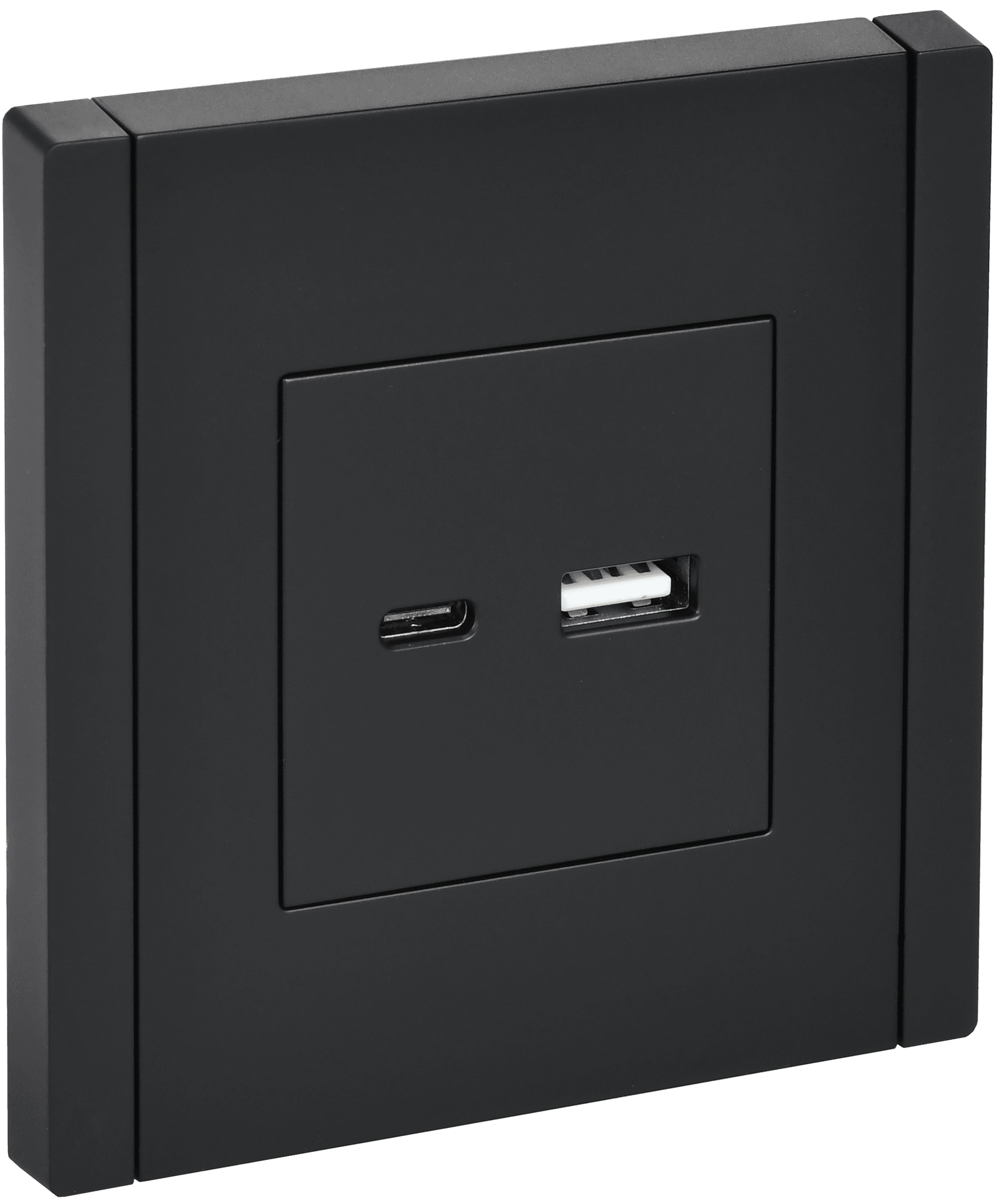 FORTE&PIANO Розетка USB A+C 3,1А FP150 черный IEK