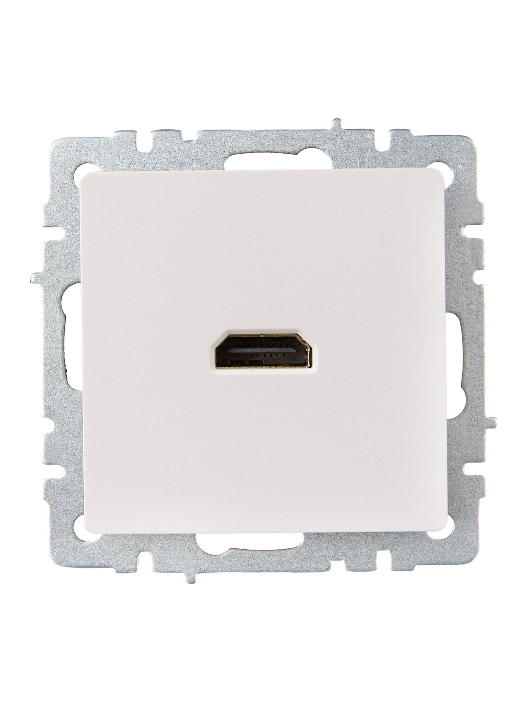BRITE Розетка HDMI РHDMI-0-БрЖ жемчуг