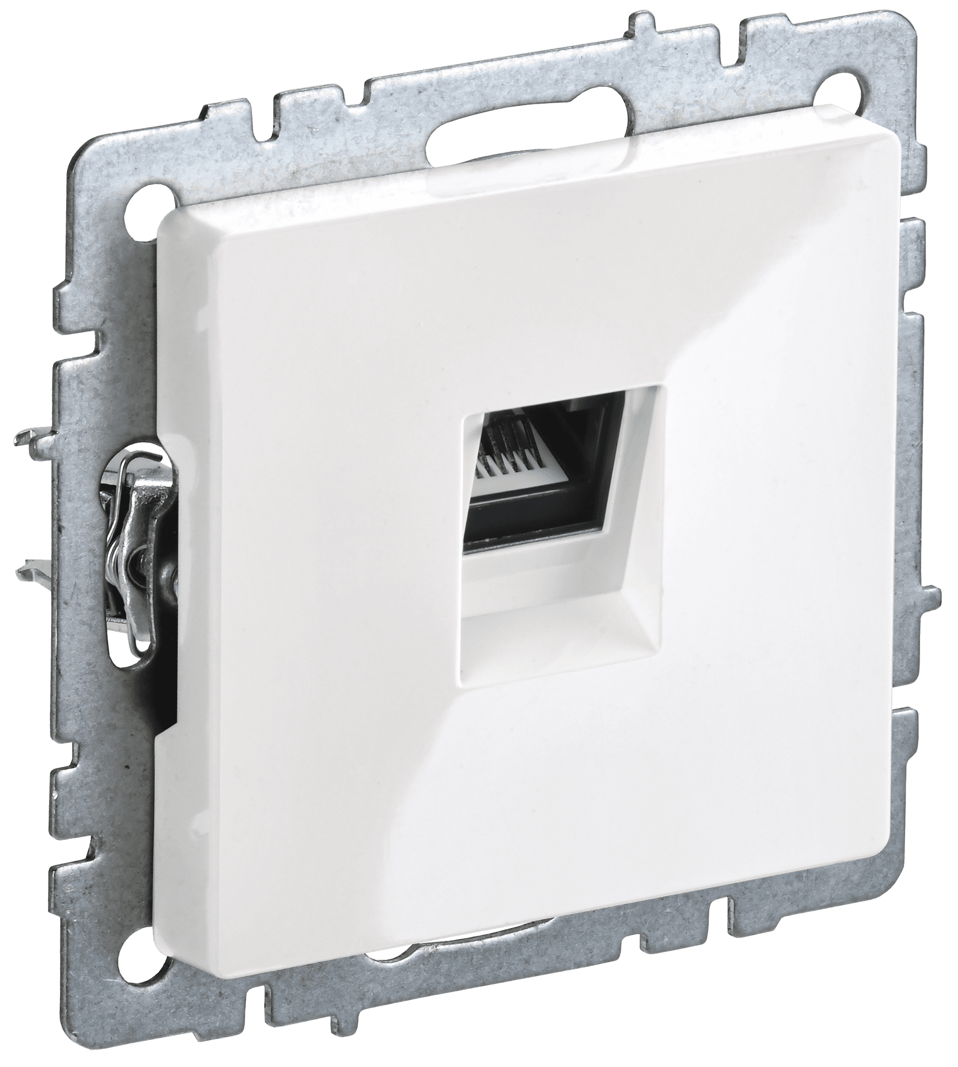 BRITE Розетка компьютерная RJ45 кат.6 РК11-БрБ белый