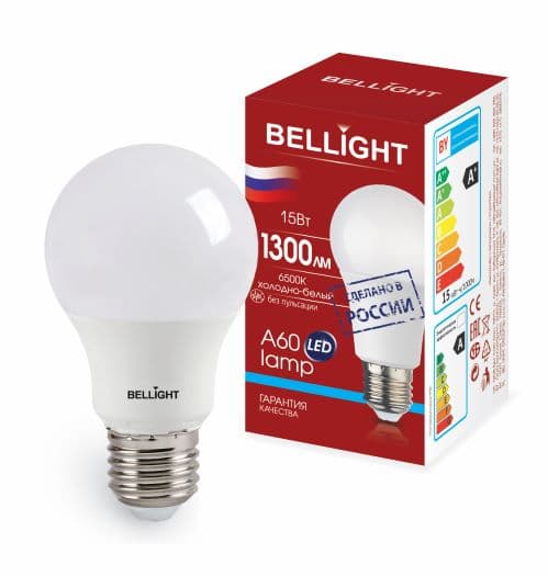 Лампа светодиодная LED 15Вт Е27 220 6500К 1300Лм
