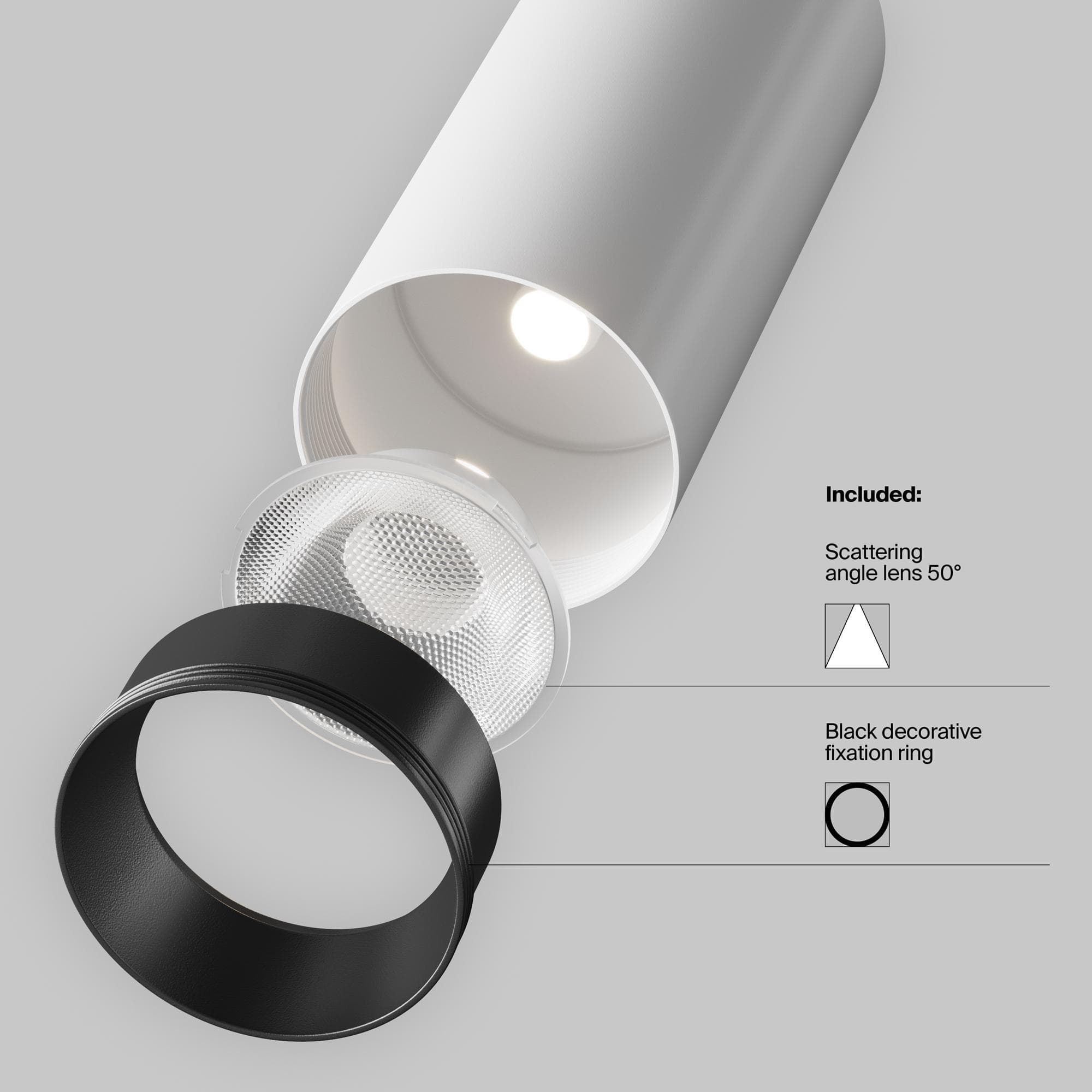 Светильник трековый Focus Led Unity 4000K 12Вт 50 град