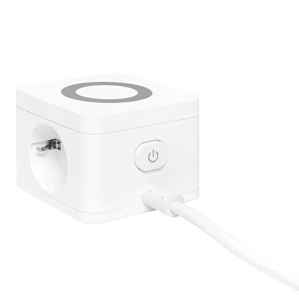 Удлинитель Куб 2 гнезда 3USB 2,4А+зарядное устройство 1,3 метра 1мм2