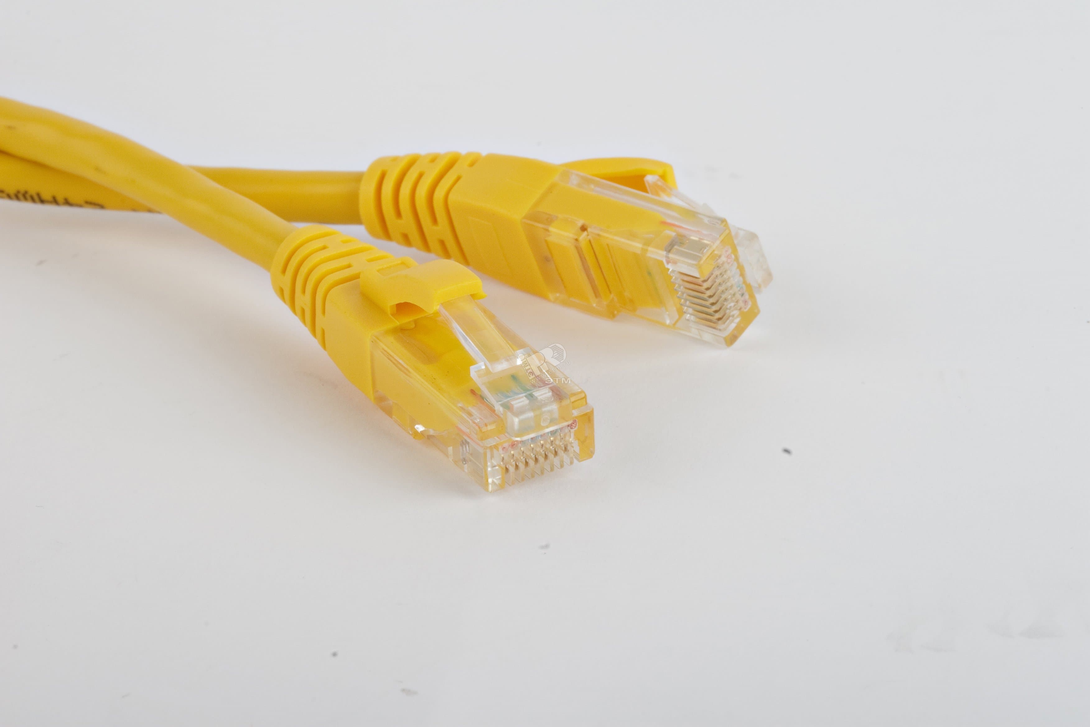 Патч-корд UTP Cat.5е 1 м желтый
