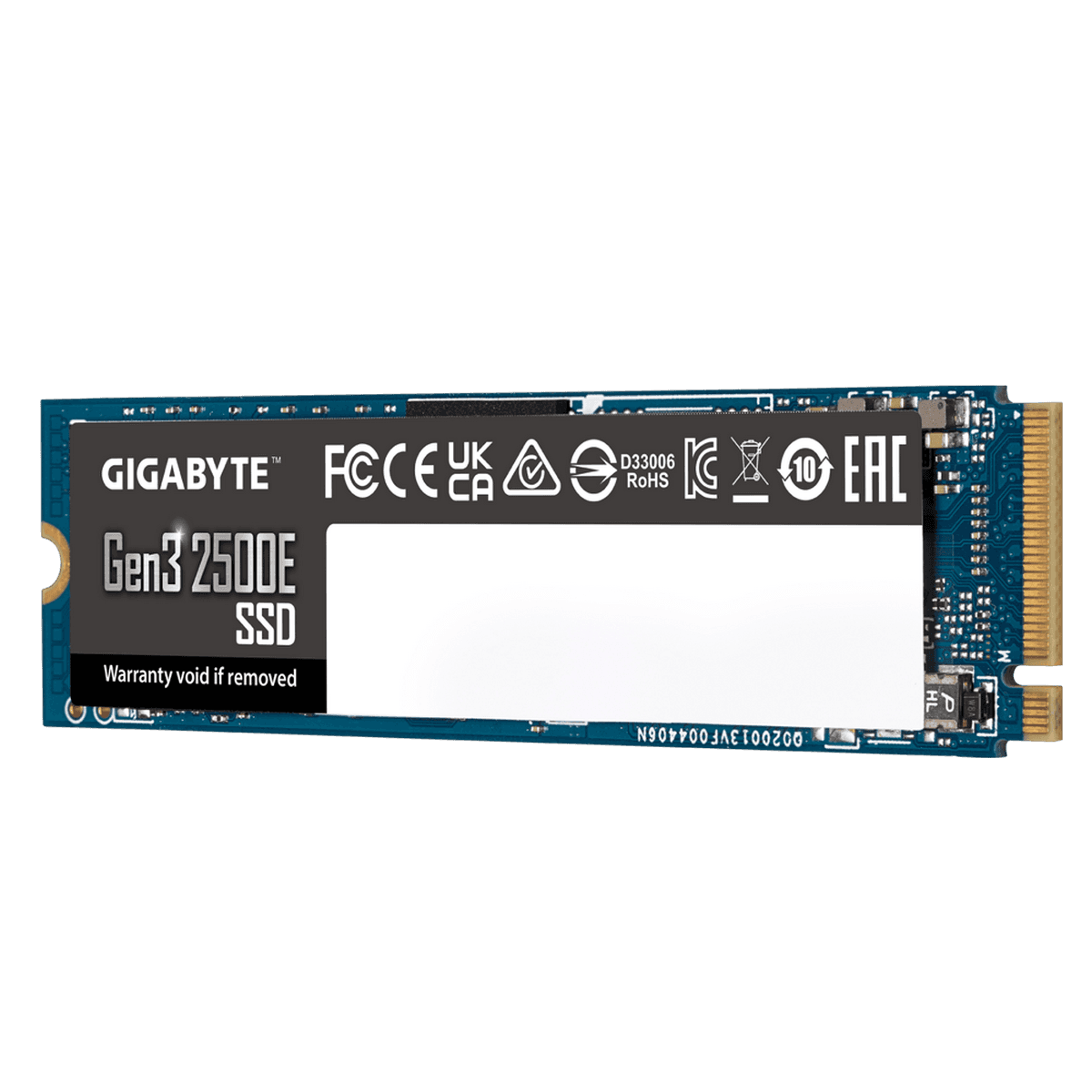 Накопитель SSD M.2 2280 1TB Gen3 2500E, PCIe 3.0  x4, NVMe 1.3