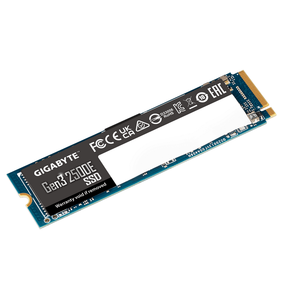 Накопитель SSD M.2 2280 1TB Gen3 2500E, PCIe 3.0  x4, NVMe 1.3