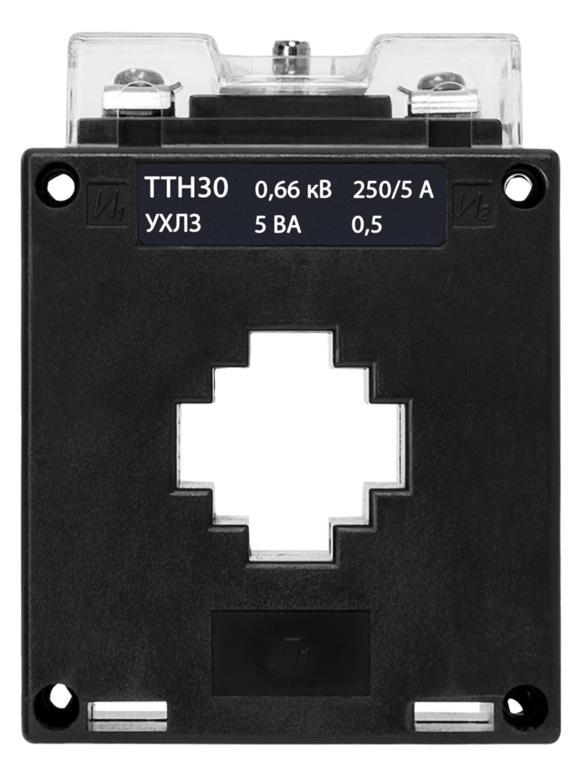 Трансформатор тока измерительный ТТН  30/250/5- 5VA/0,5-Р TDM